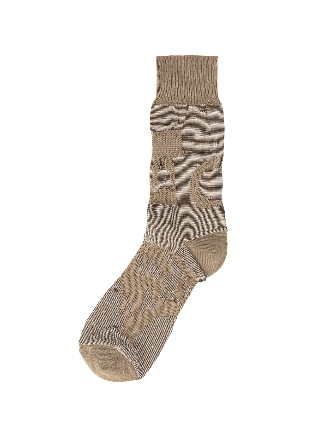 GEOMETRY SOCKS Socks Beige