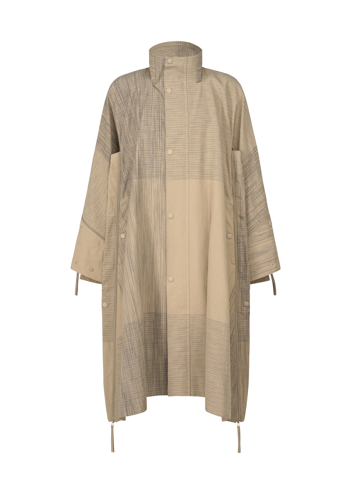 A product shot of the IM MEN KASURI coat in beige (41).