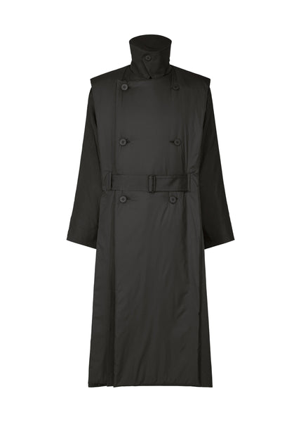 Coat Trench Blank Miyake Issey Plissé Homme coat trench MEN MIYAKE ISSEY used Barely ジャケット・アウター | FARFETCH | Black ジャケット・アウター