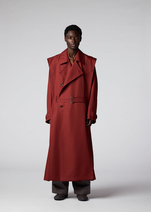 A model wears the IM Men WALL coat.