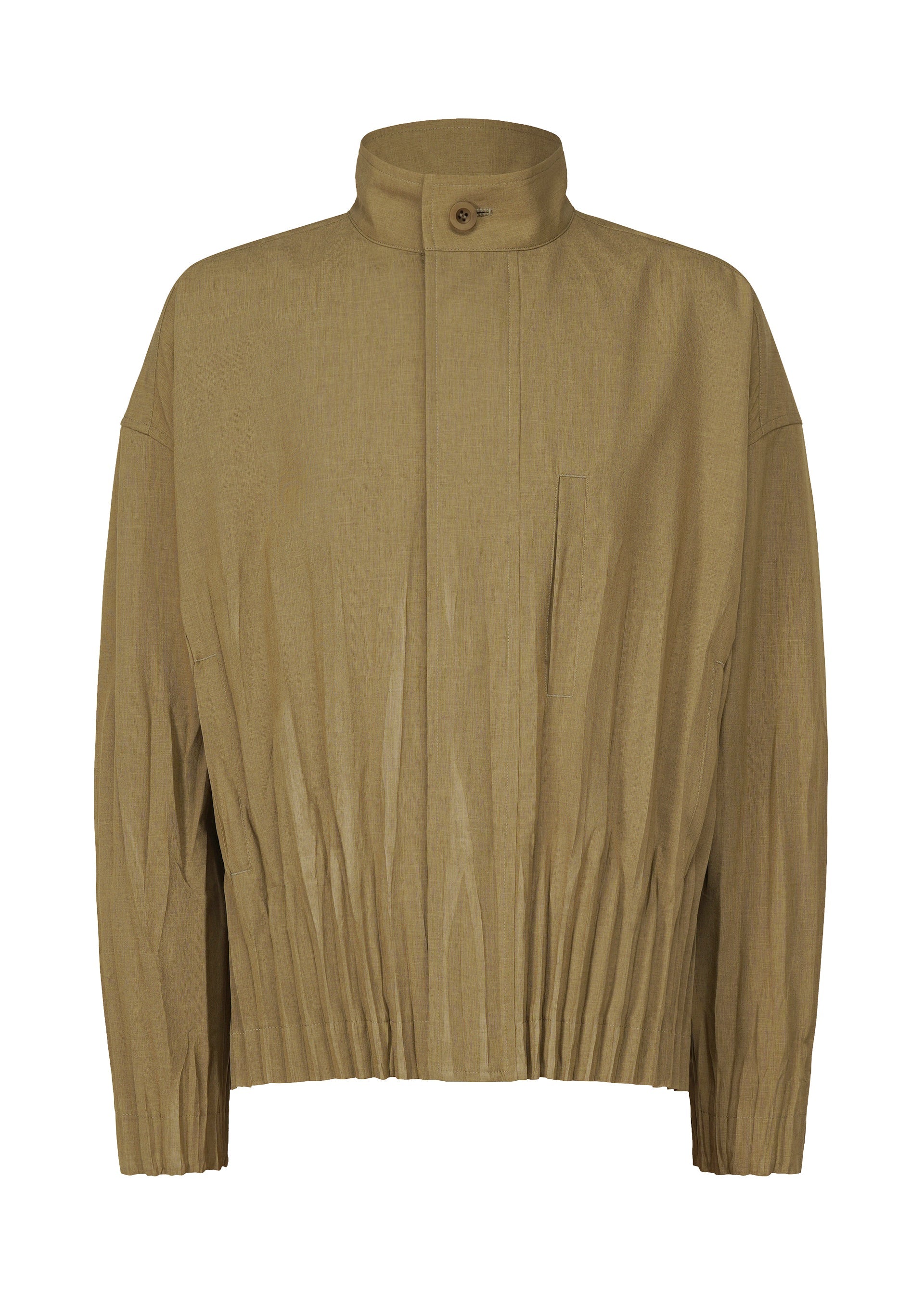 A product shot of the IM MEN WAFT jacket in khaki (65).