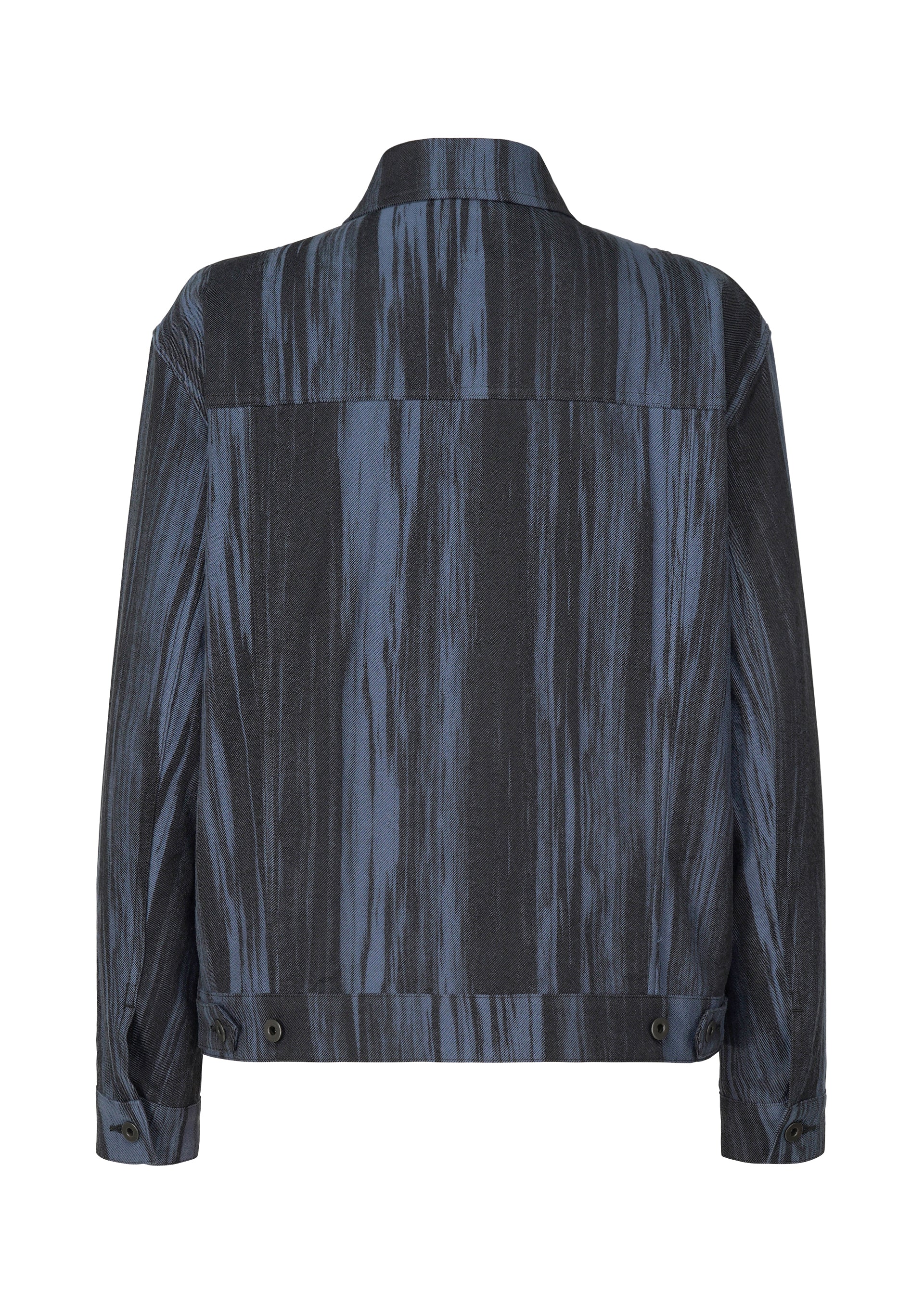 COTTON JACQUARD Jacket Dark Blue – ISSEY MIYAKE EU