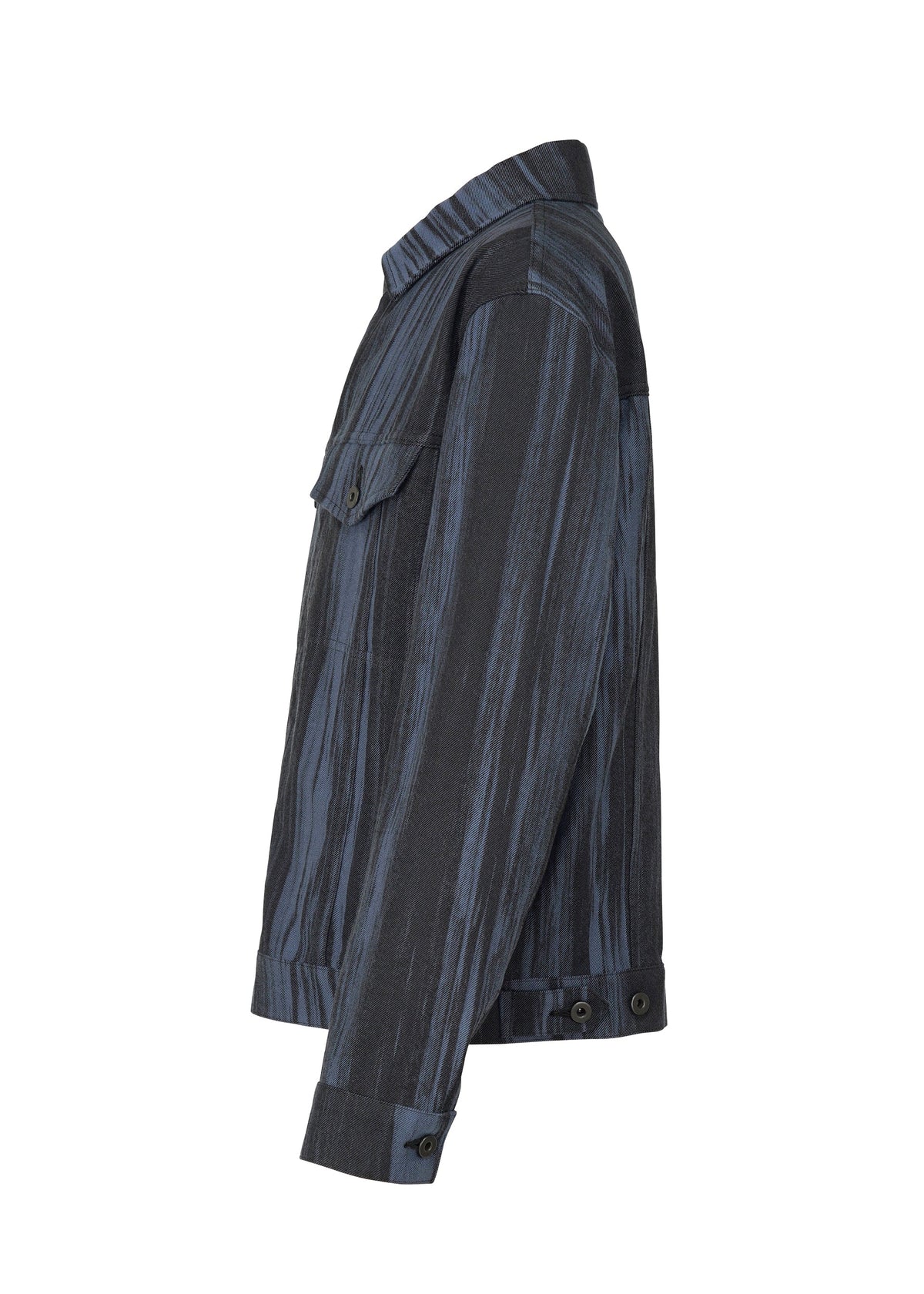 A detail shot of the IM Men COTTON JACQUARD jacket.