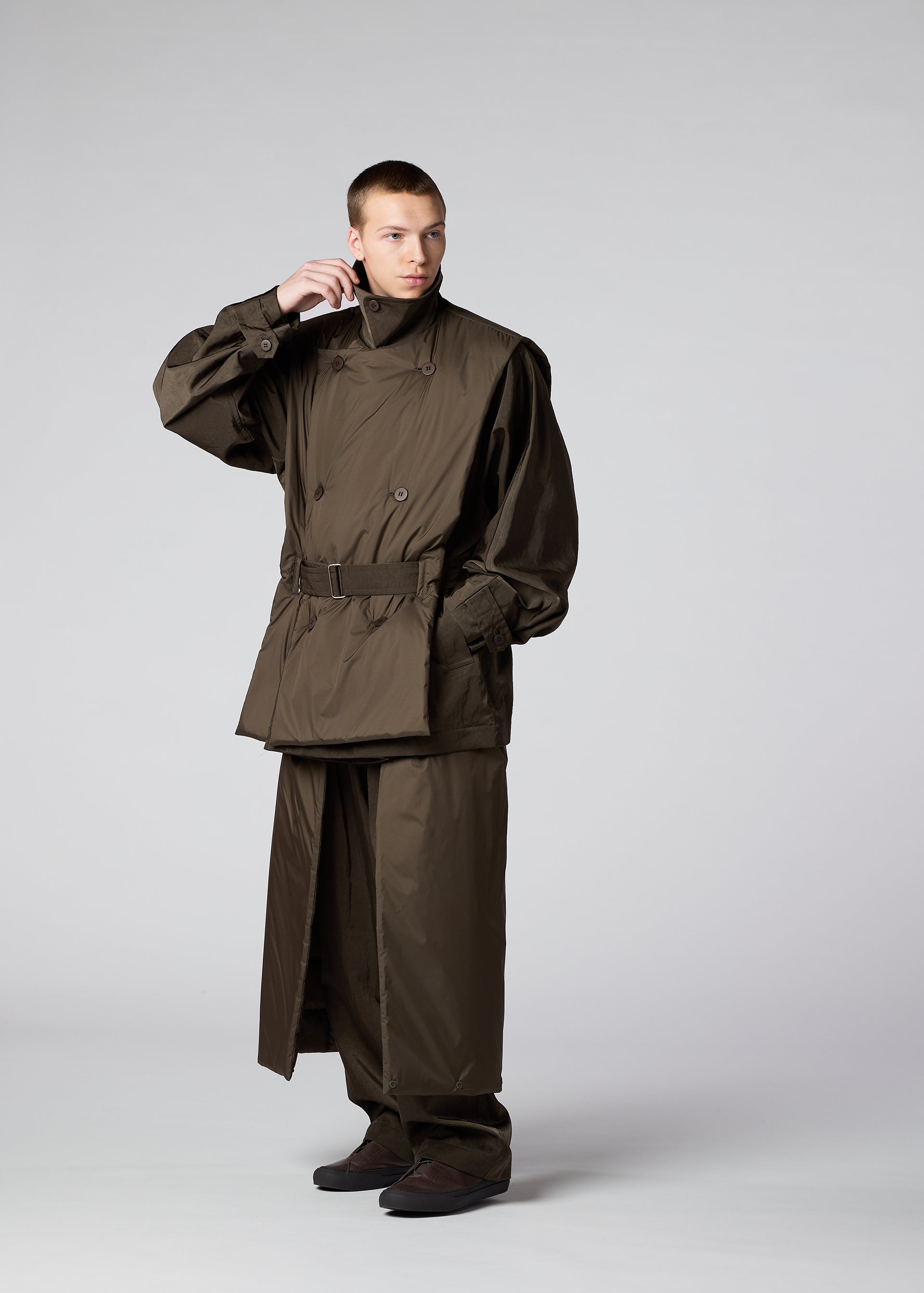 A model wears the IM MEN SWITCH jacket.