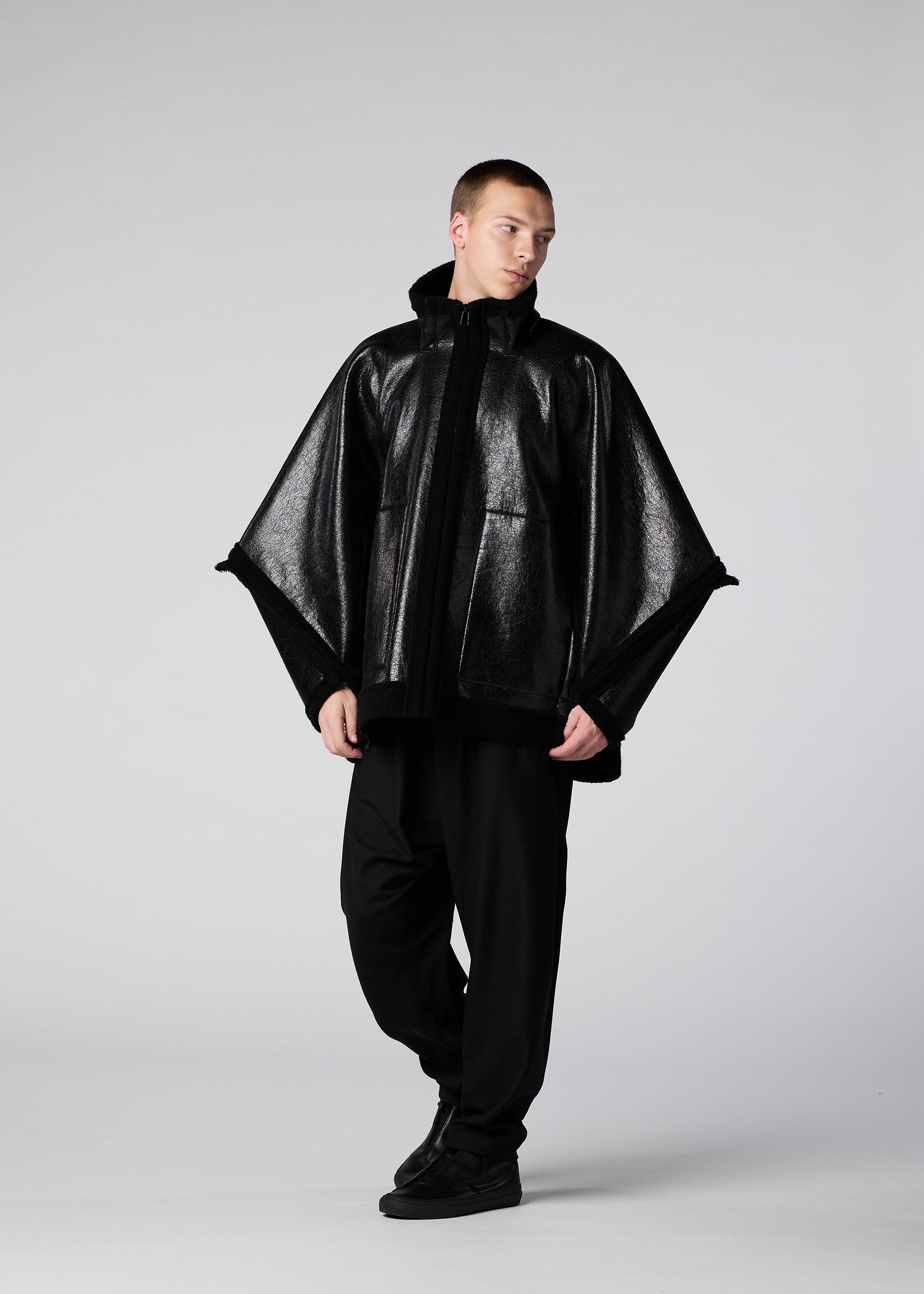 A model wears the IM Men METALLIC ULTRA BOA prêt à porter.