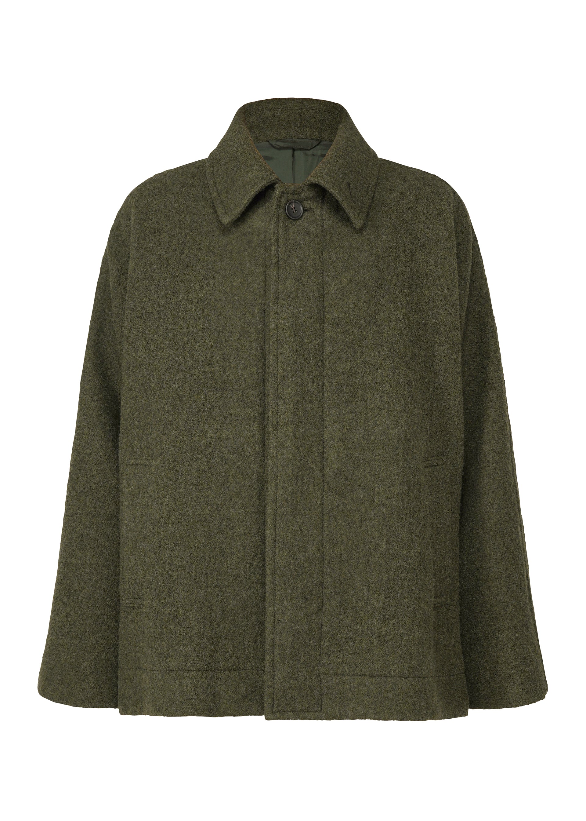 FULLER WOOL Jacket Dark Green – ISSEY MIYAKE EU
