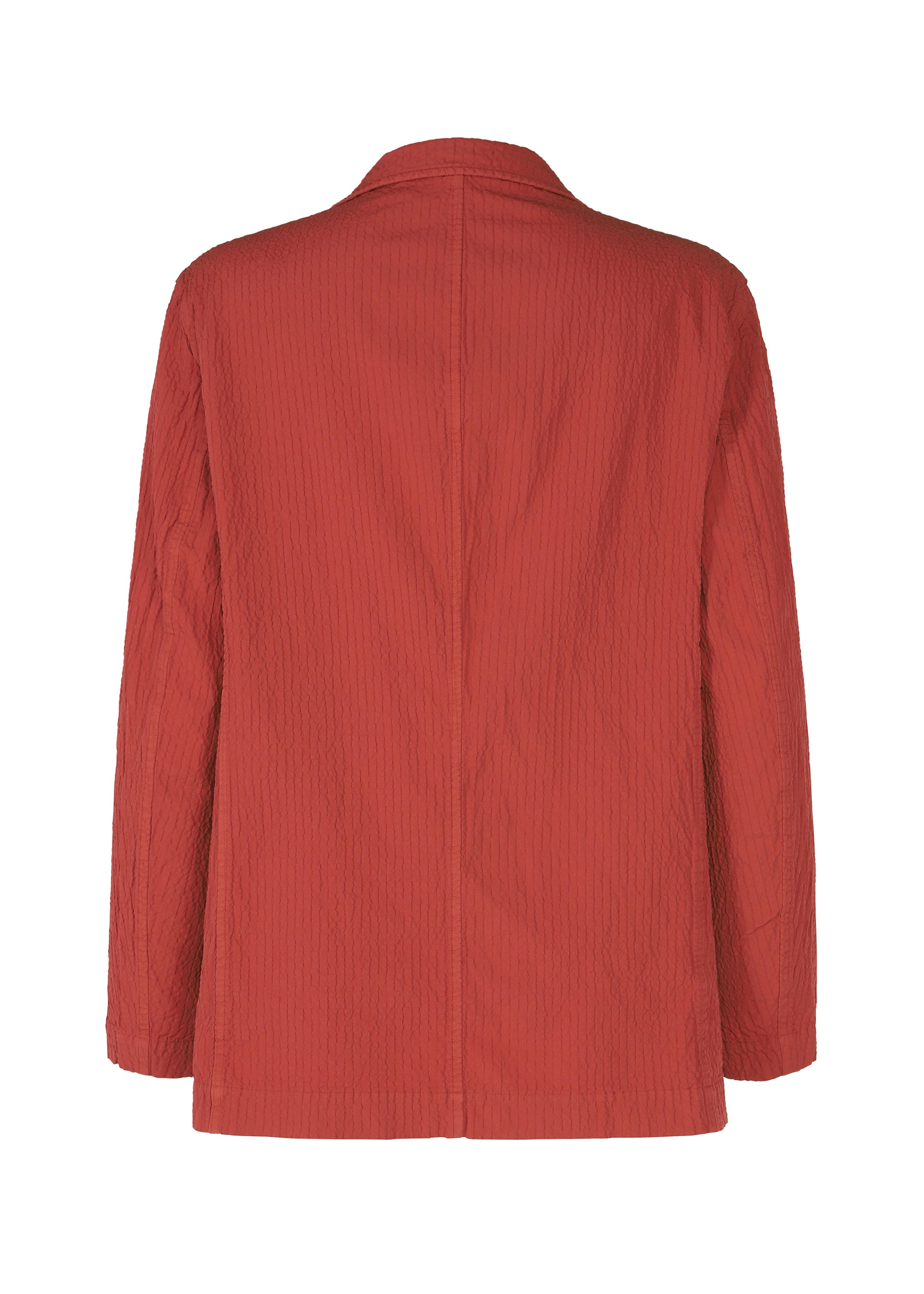 A detail shot of the IM MEN SHRINK DYE jacket.