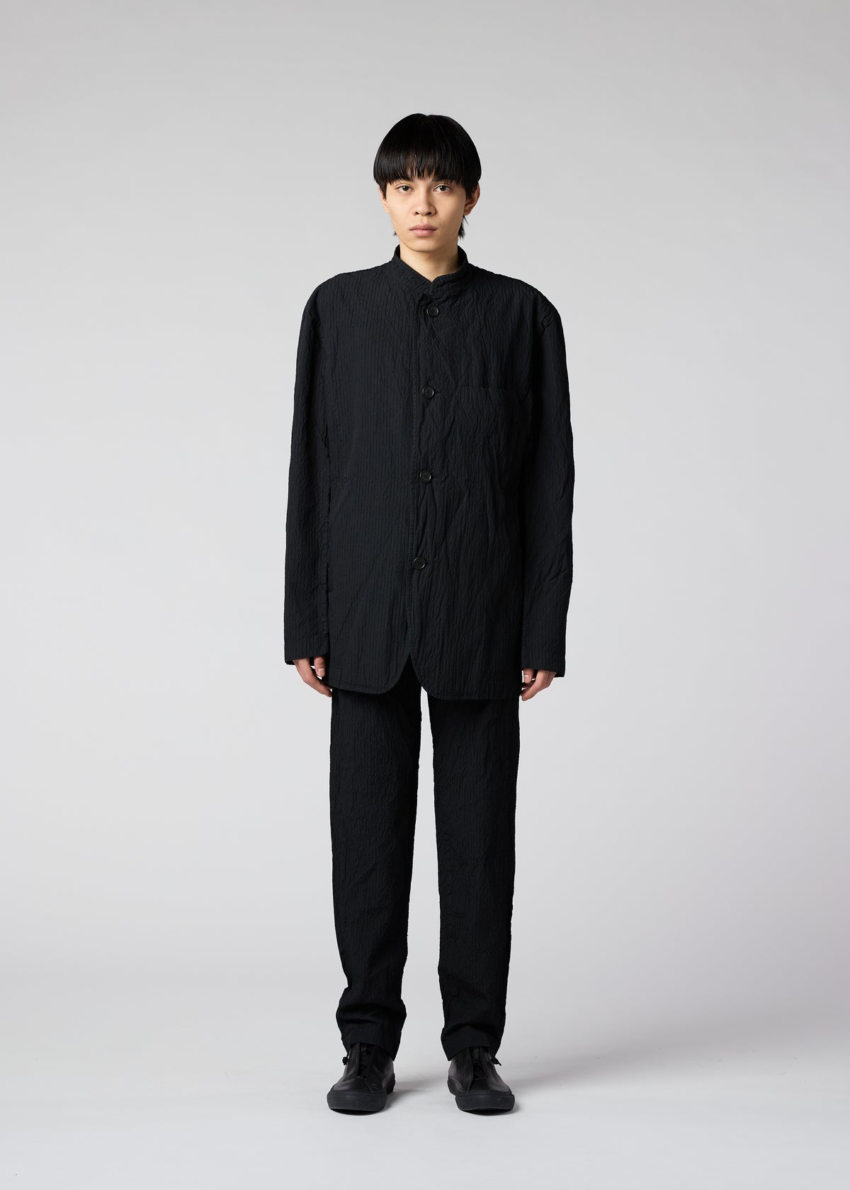 SHRINK DYE Jacket Dark Red