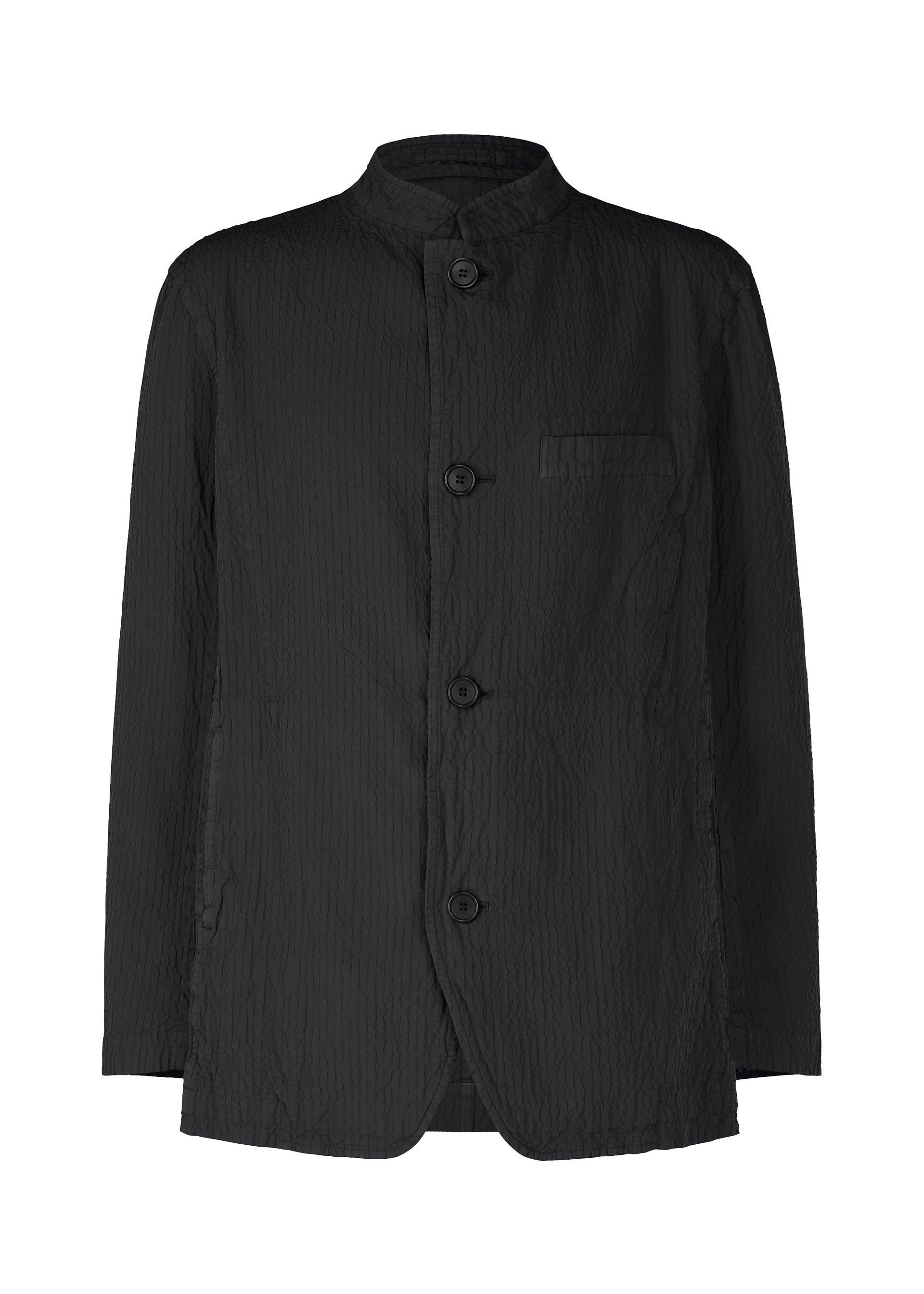 A product shot of the IM MEN SHRINK DYE jacket in black (15).