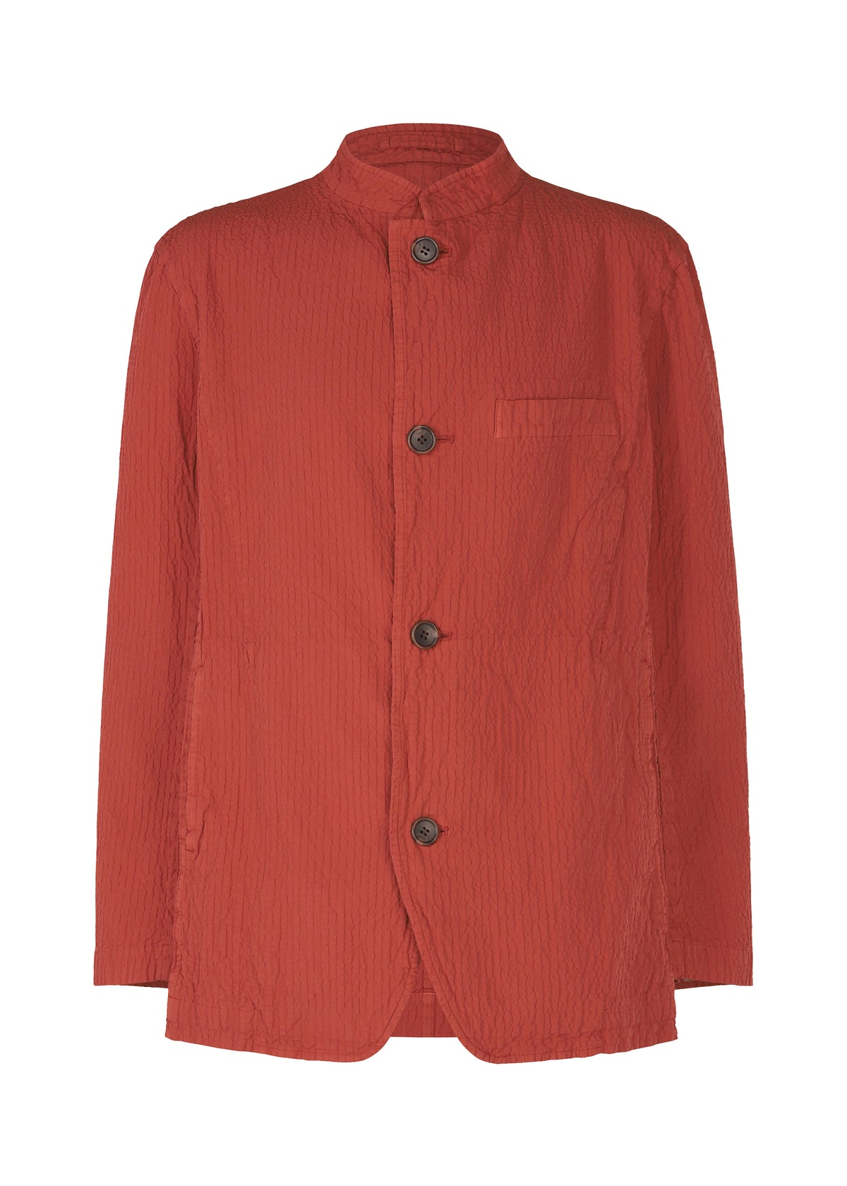 SHRINK DYE Jacket Dark Red