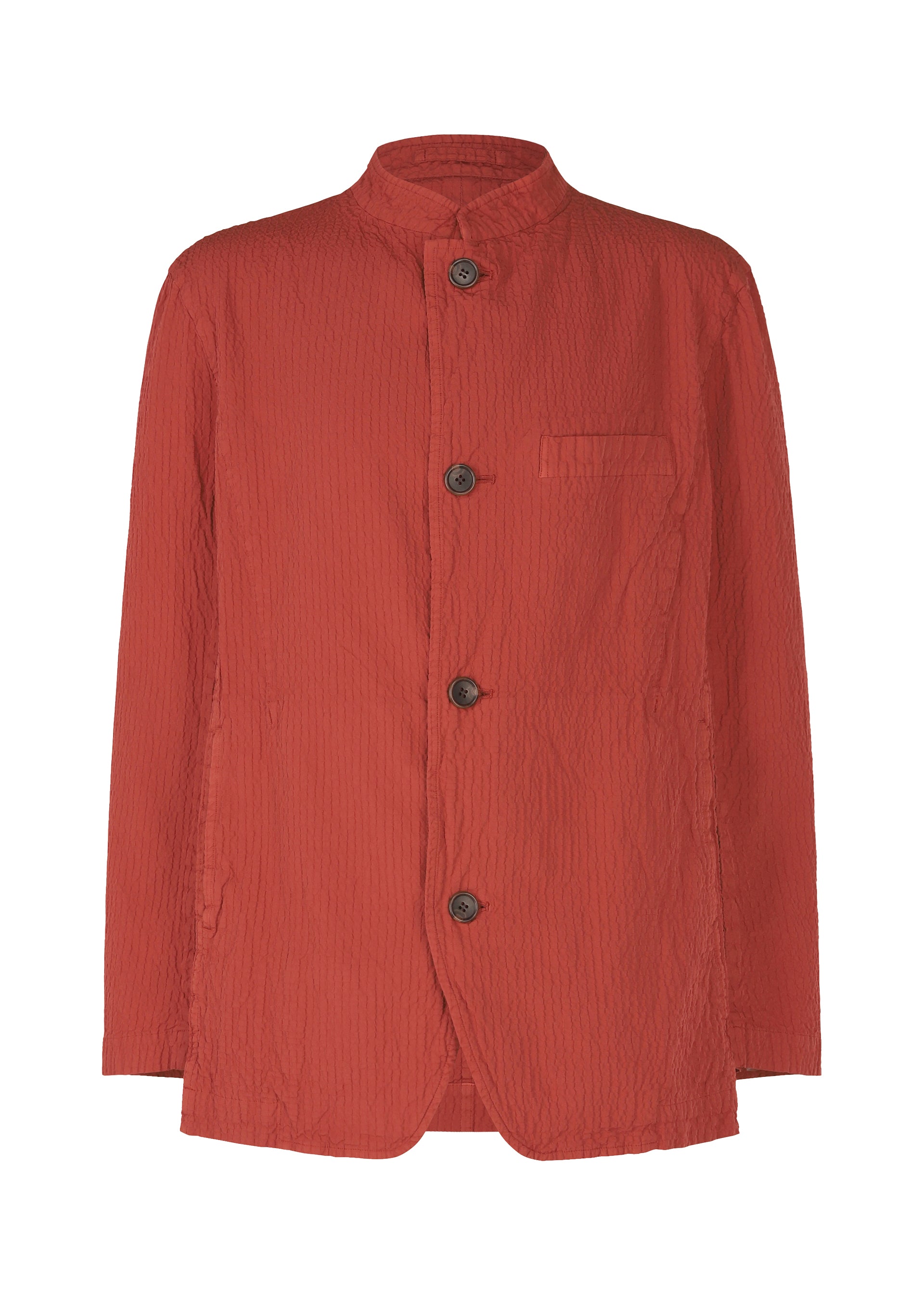 SHRINK DYE Jacket Dark Red