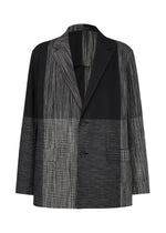 A product shot of the IM MEN KASURI jacket in black (15).
