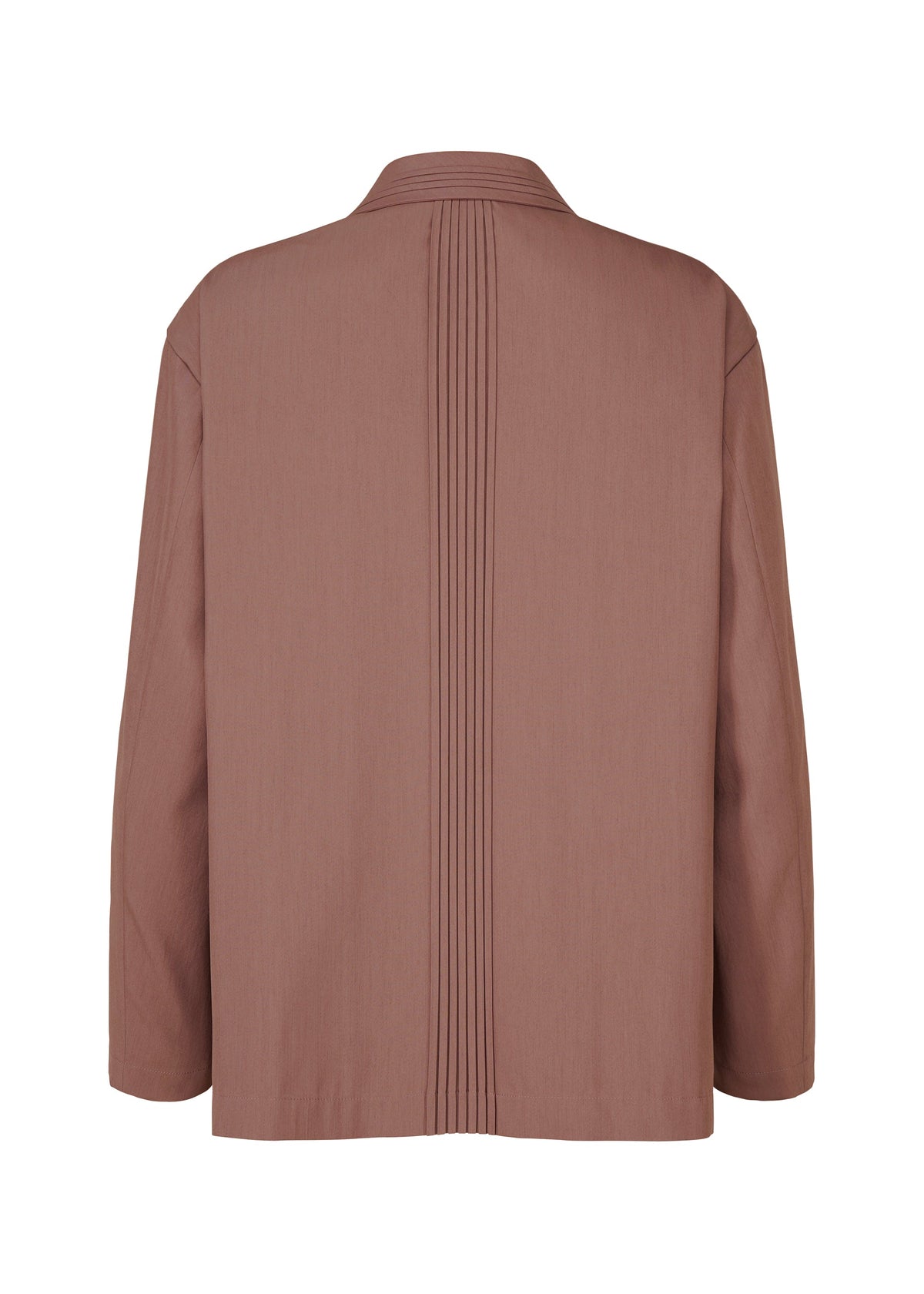 A detail shot of the IM Men AIR PLEATS jacket.