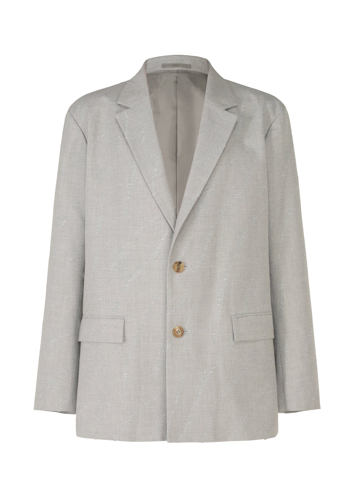 A product shot of the IM MEN FLY WOOL jacket in grey (12).