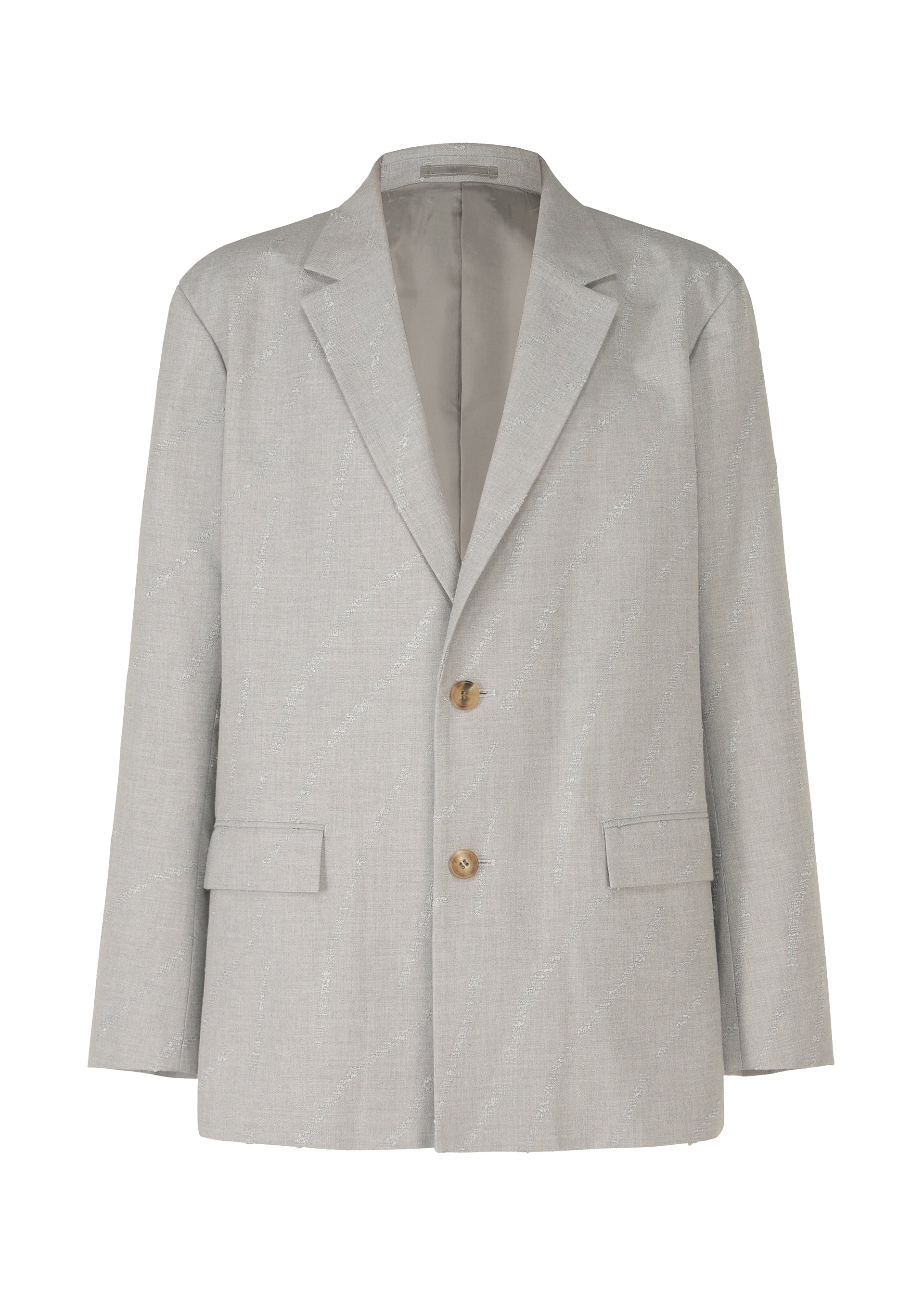 A product shot of the IM MEN FLY WOOL jacket in grey (12).