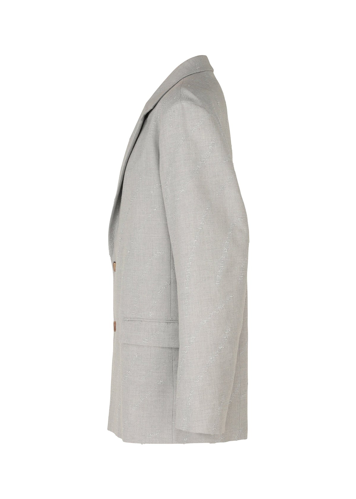 A detail shot of the IM MEN FLY WOOL jacket.