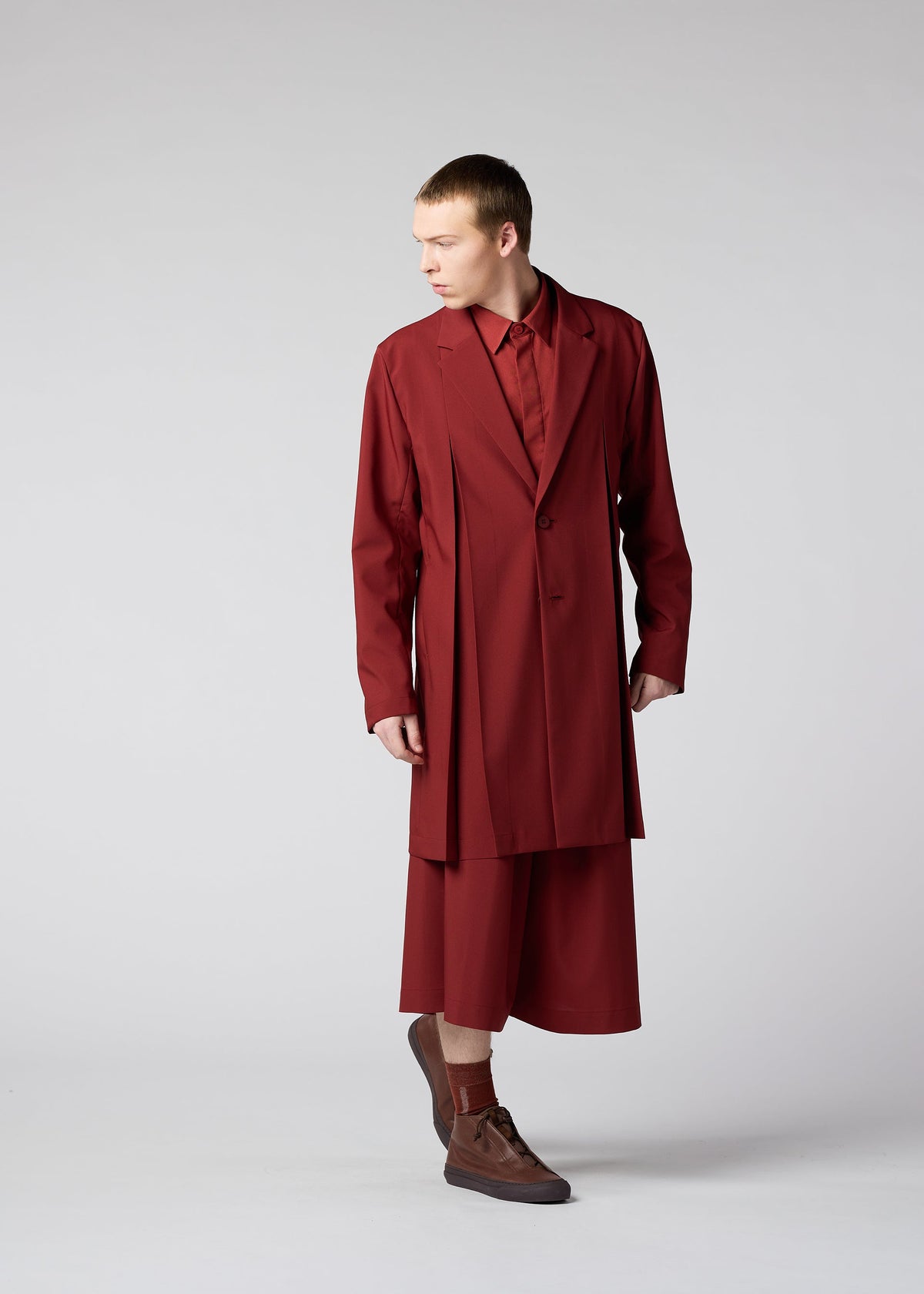 A model wears the IM Men WINGS jacket.