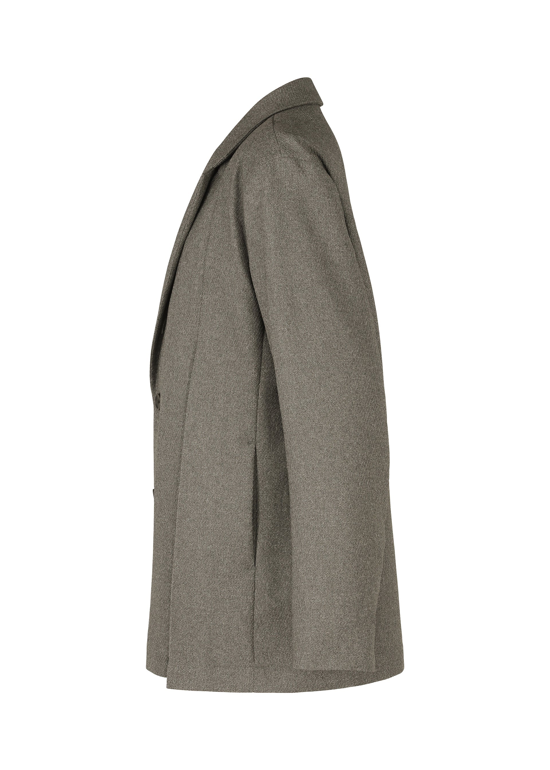 WOOL LIKE TWEED Jacket Dark Brown – ISSEY MIYAKE EU