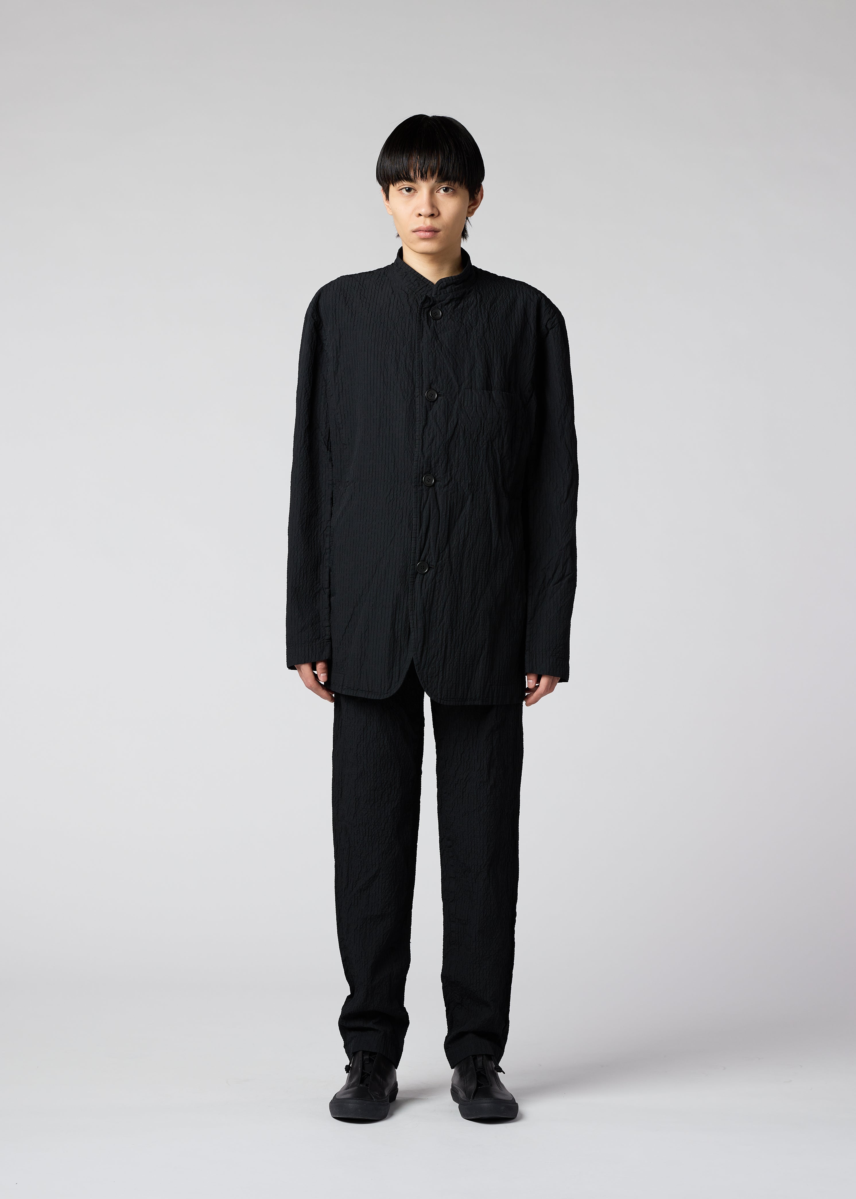SHRINK DYE Trousers Black – ISSEY MIYAKE EU