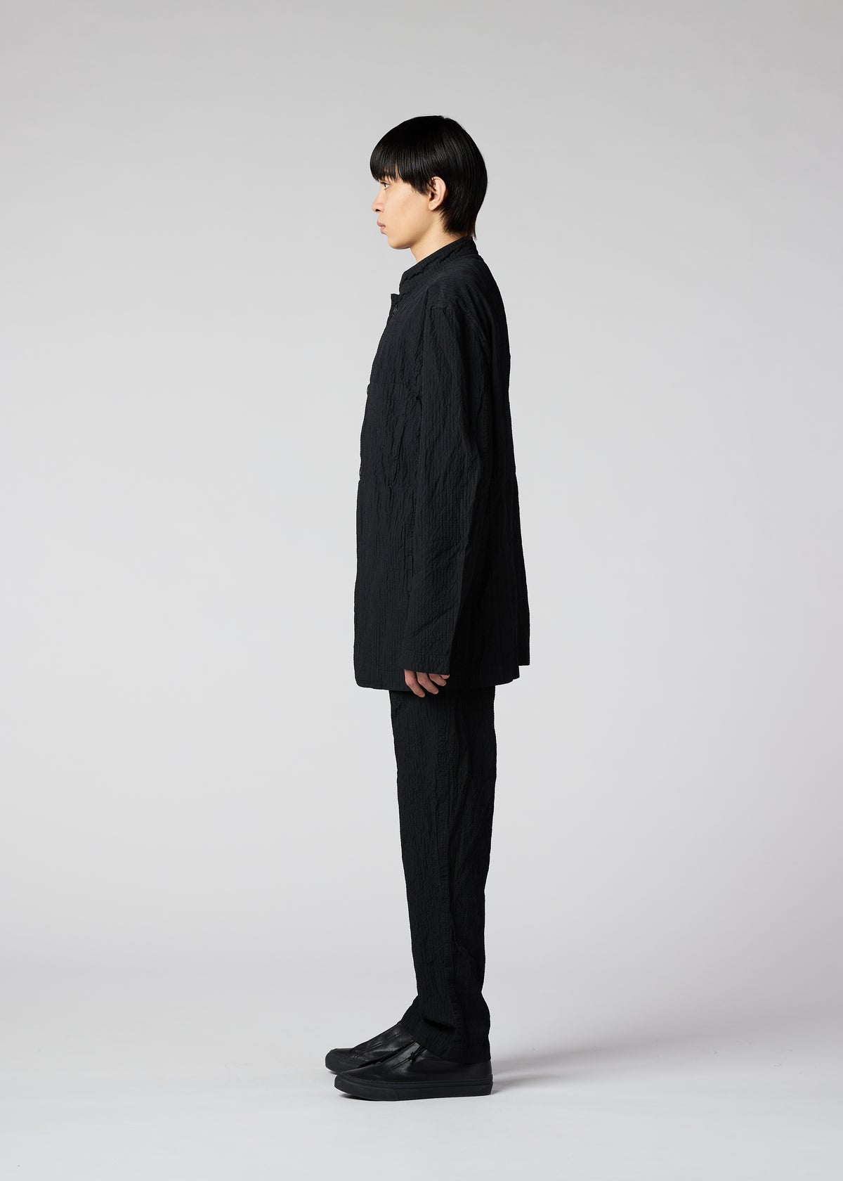 Pantalon Shrink Dye rouge foncé