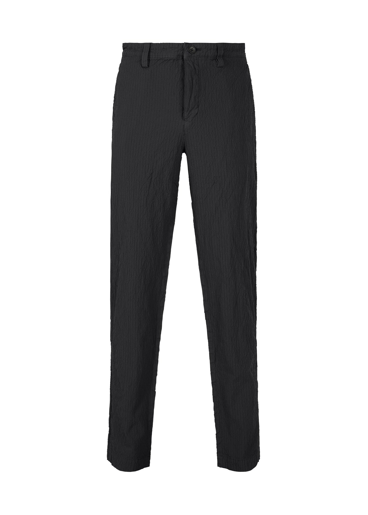 A product shot of the IM MEN SHRINK DYE trousers in black (15).
