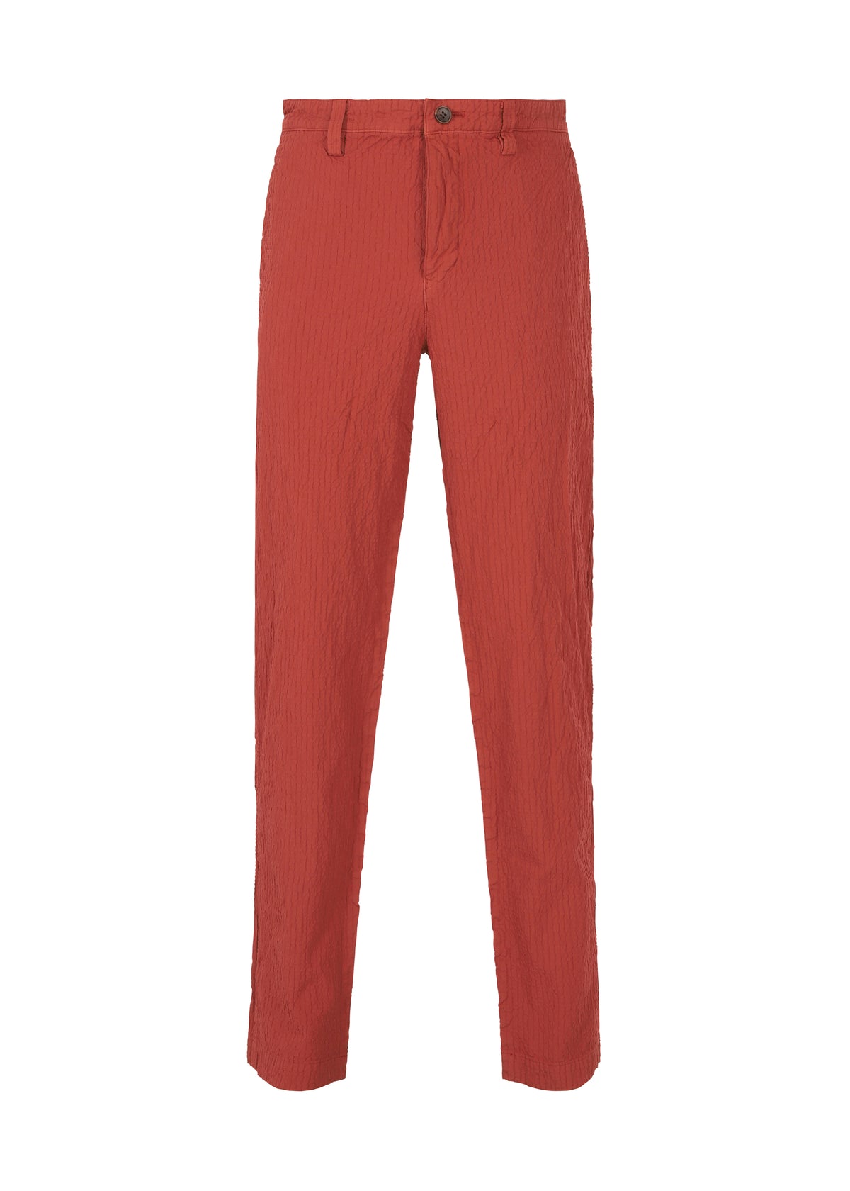 Pantalon Shrink Dye rouge foncé