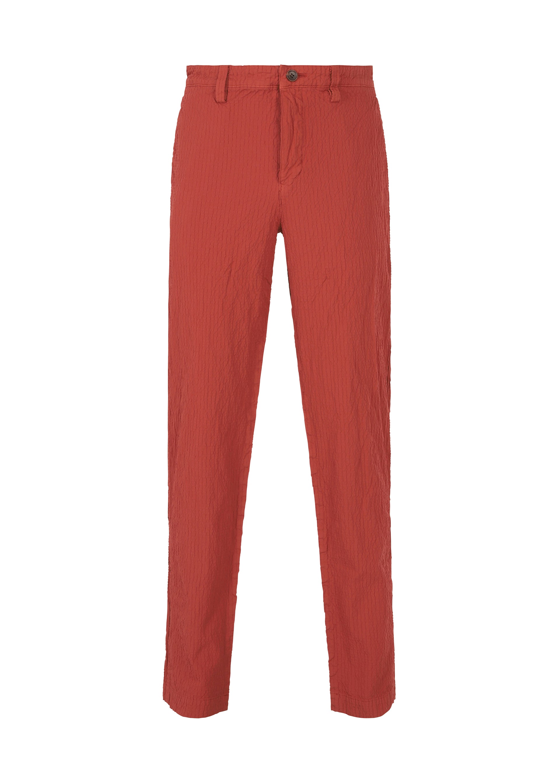 Pantalon Shrink Dye rouge foncé