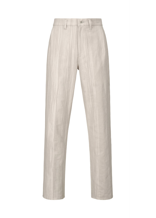 COTTON JACQUARD Trousers Light Grey