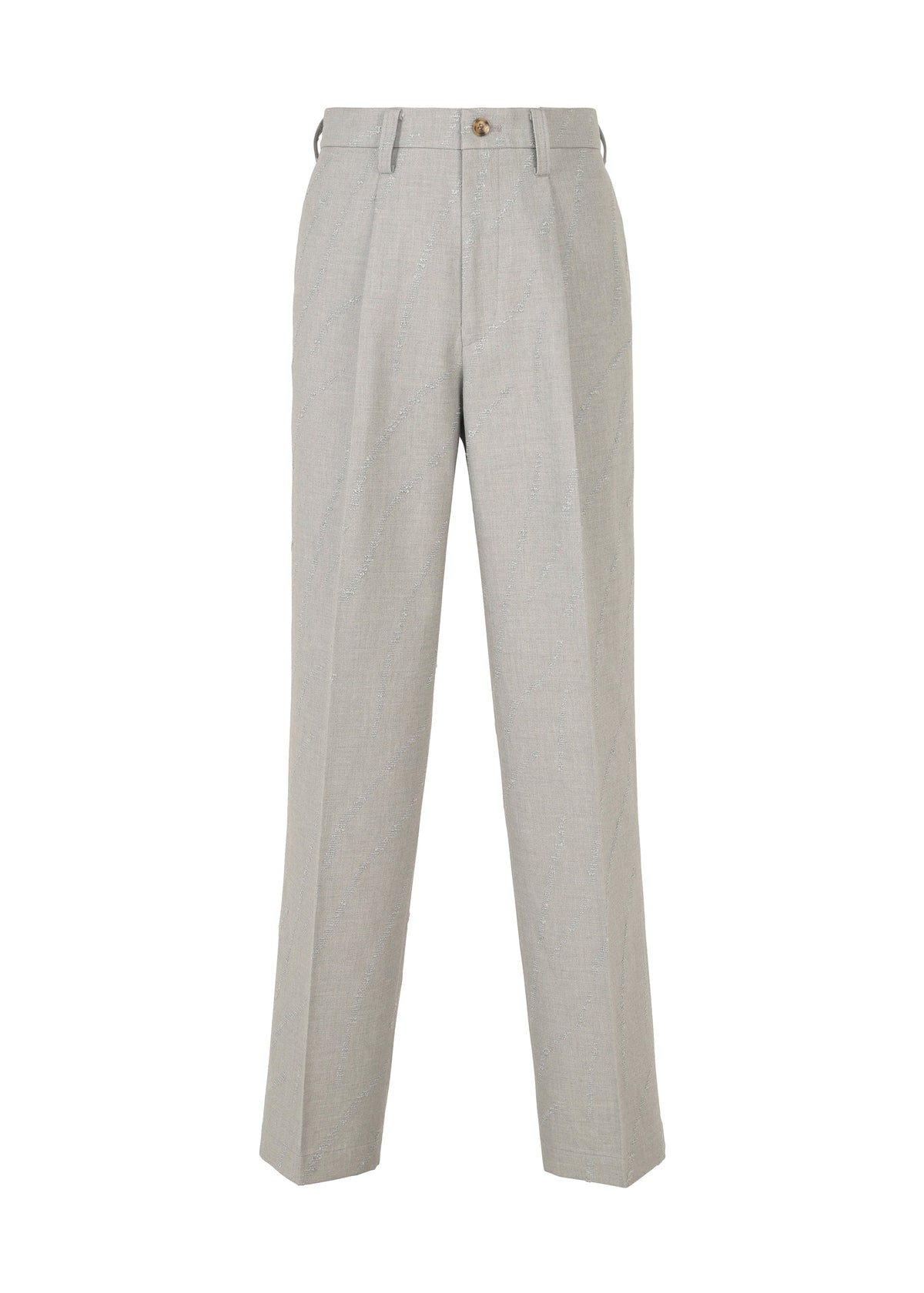 A product shot of the IM MEN FLY WOOL trousers in grey (12).
