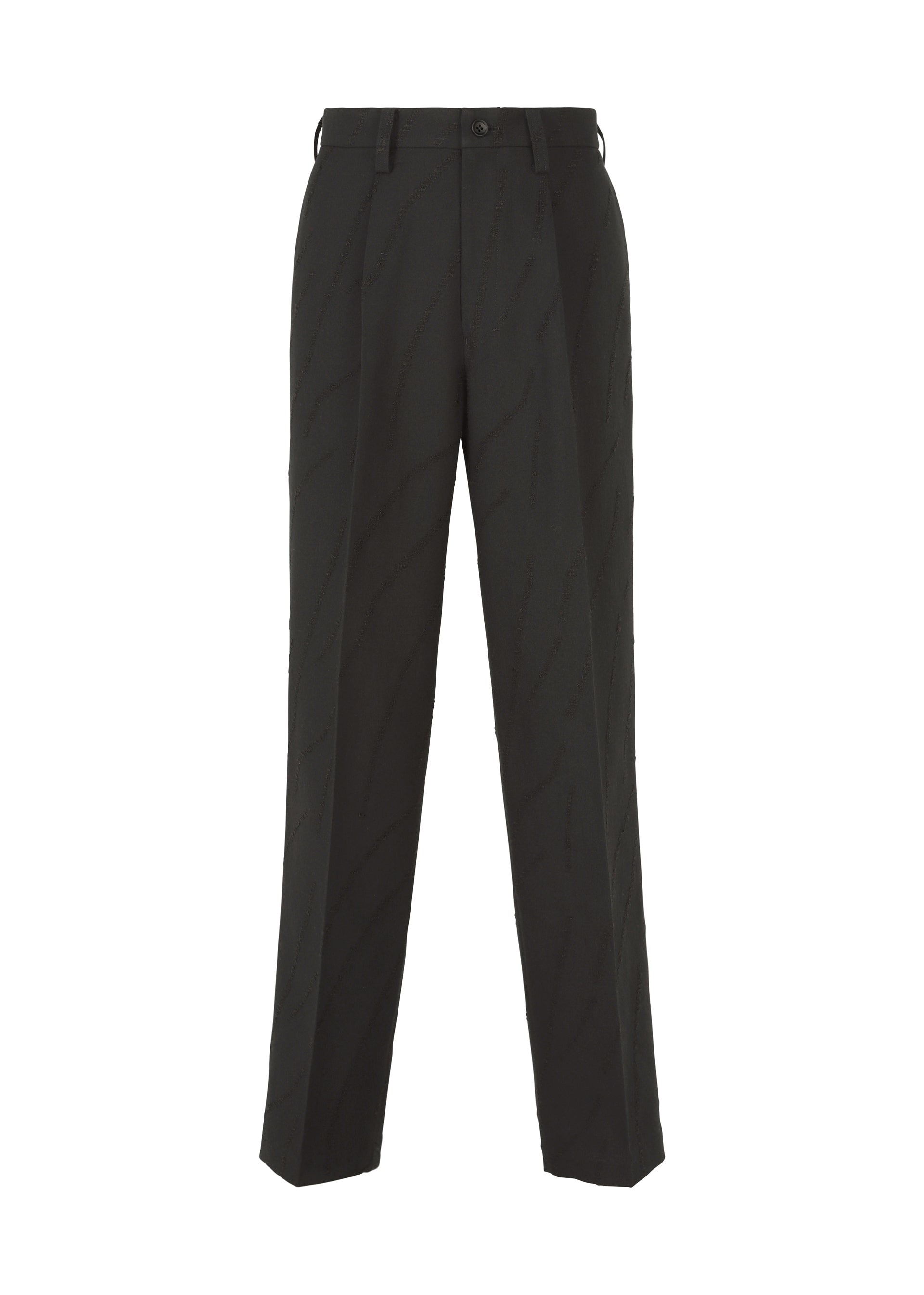 A product shot of the IM MEN FLY WOOL trousers in black (15).