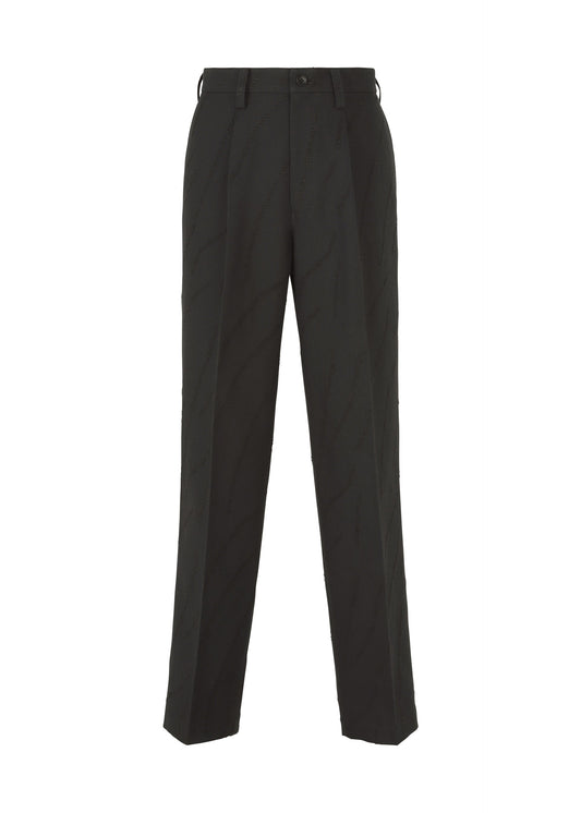 A product shot of the IM MEN FLY WOOL trousers in black (15).