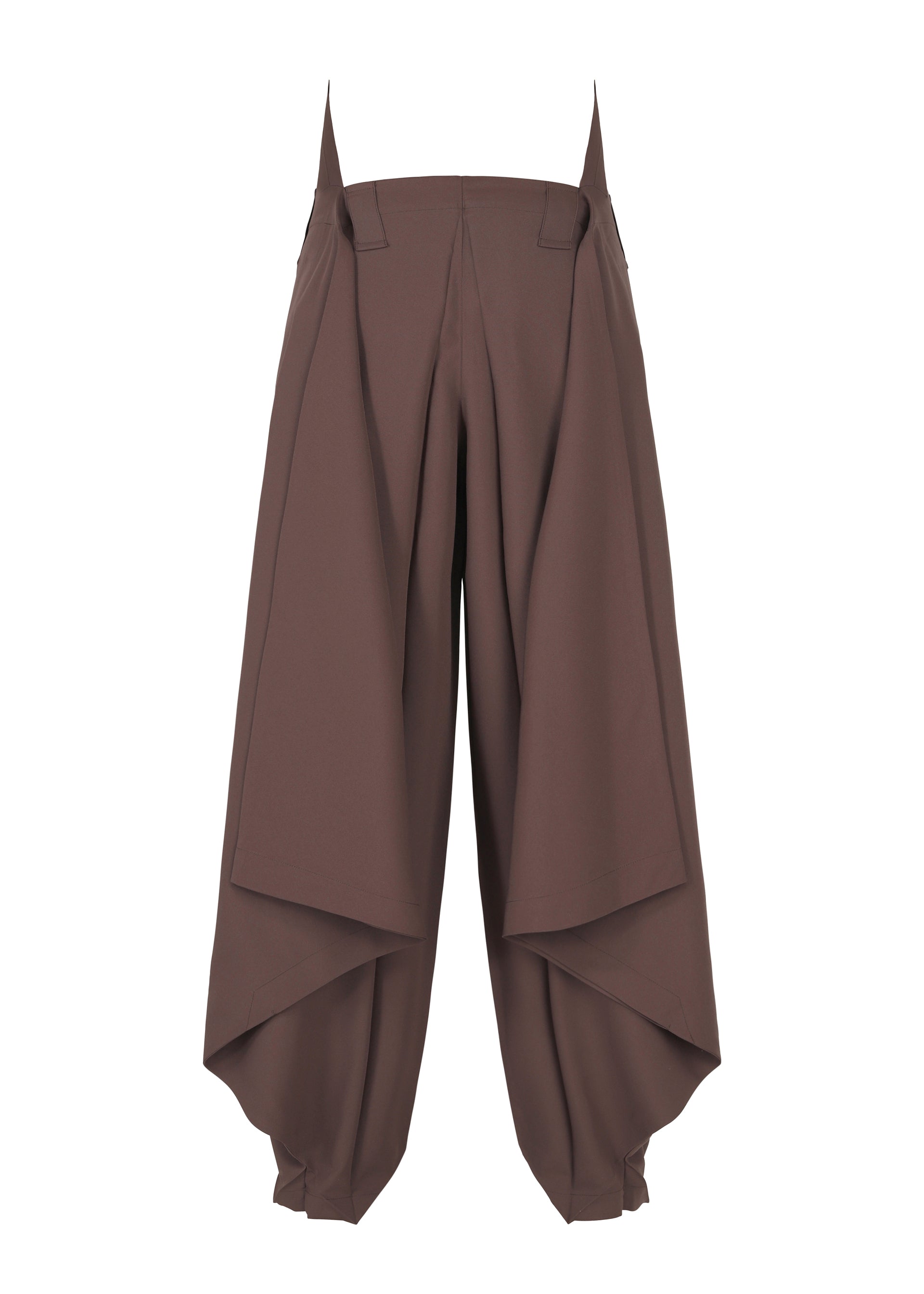A detail shot of the IM Men FLAT DRAPE trousers.