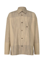 A product shot of the IM MEN KASURI shirt in beige (41).