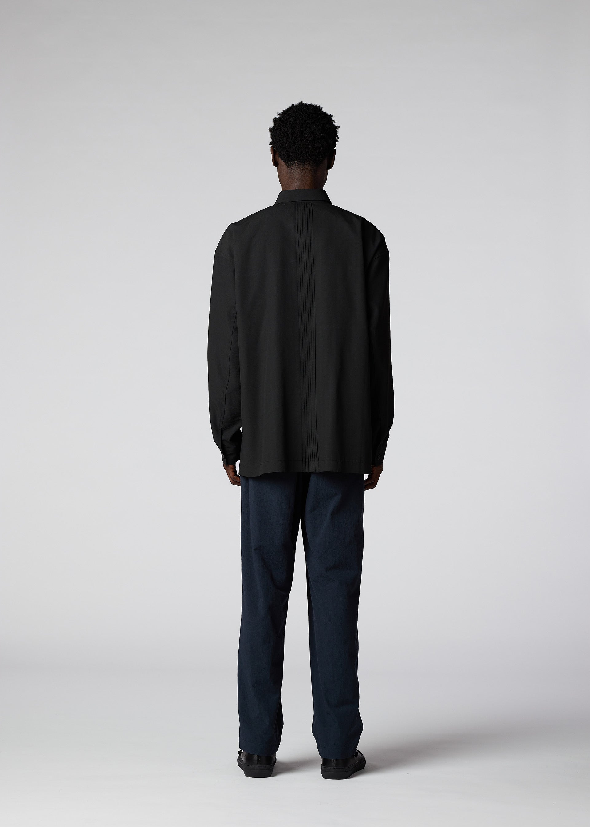 PLEATS SHIRT Shirt Black ISSEY MIYAKE EU PLEATS SHIRT Shirt Black ISSEY MIYAKE EU