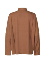 A detail shot of the IM Men WOOL LIKE COMPACT SHIRT shirt.