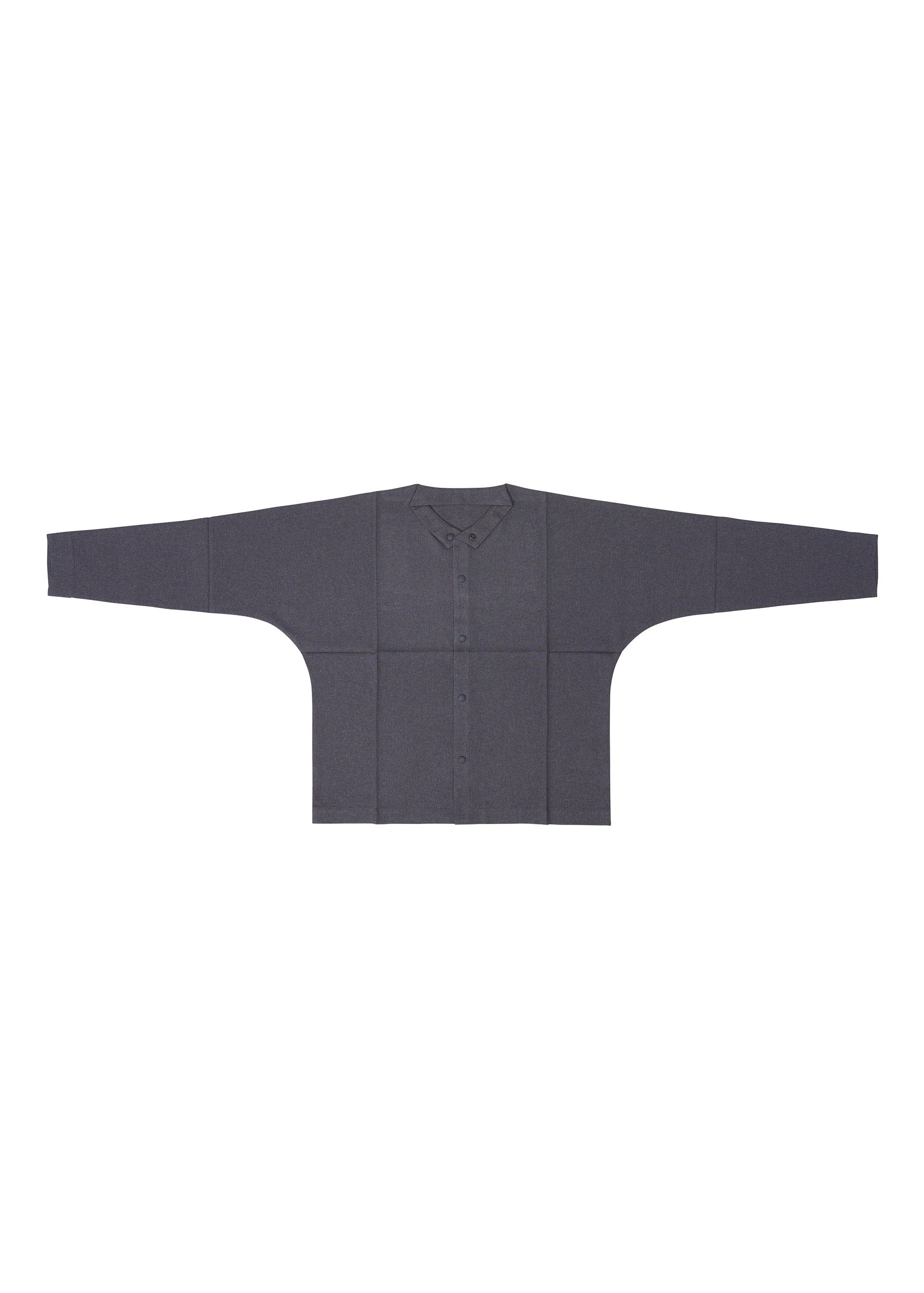 A detail shot of the IM Men WOOL LIKE COMPACT SHIRT shirt.