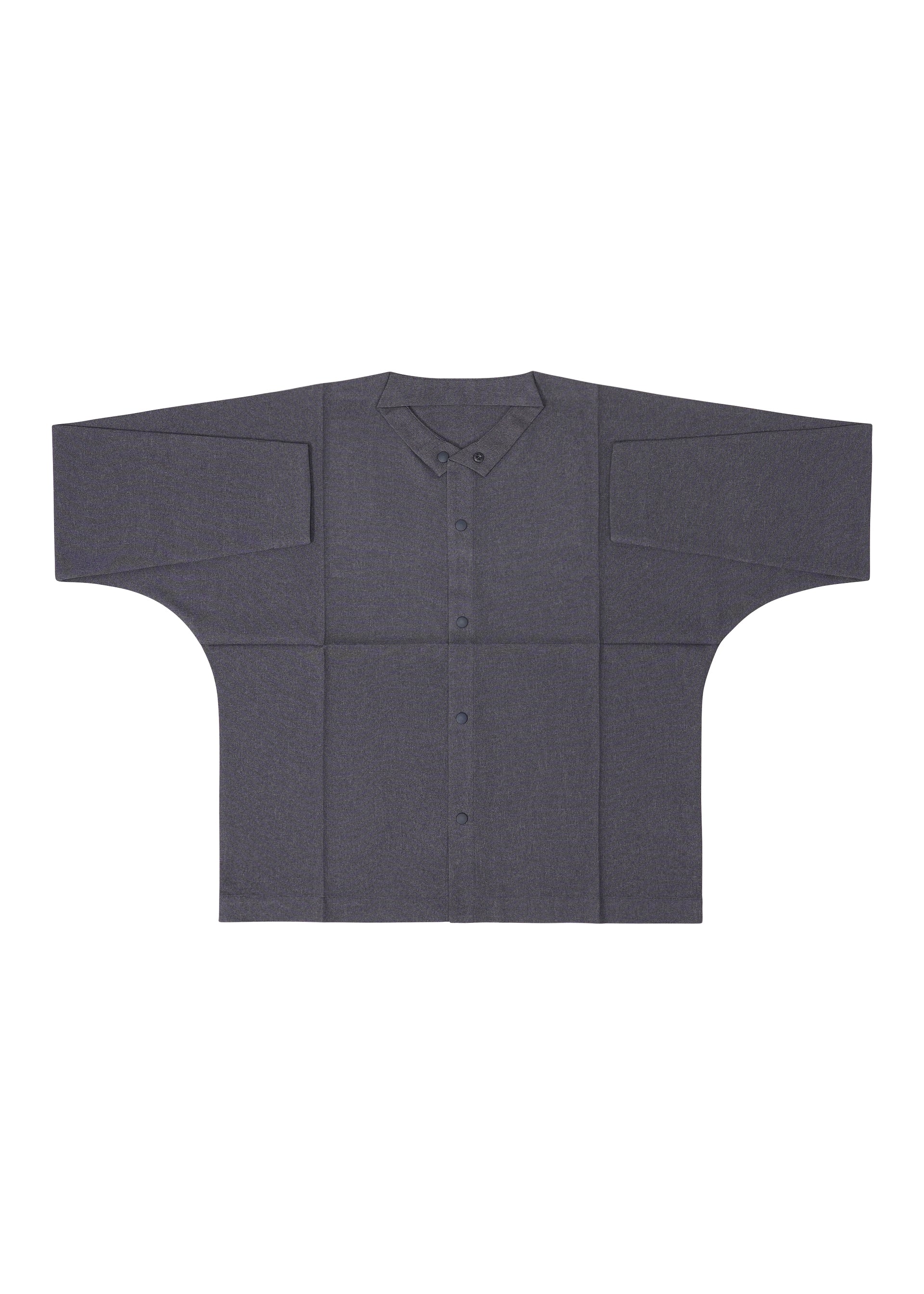 A detail shot of the IM Men WOOL LIKE COMPACT SHIRT shirt.