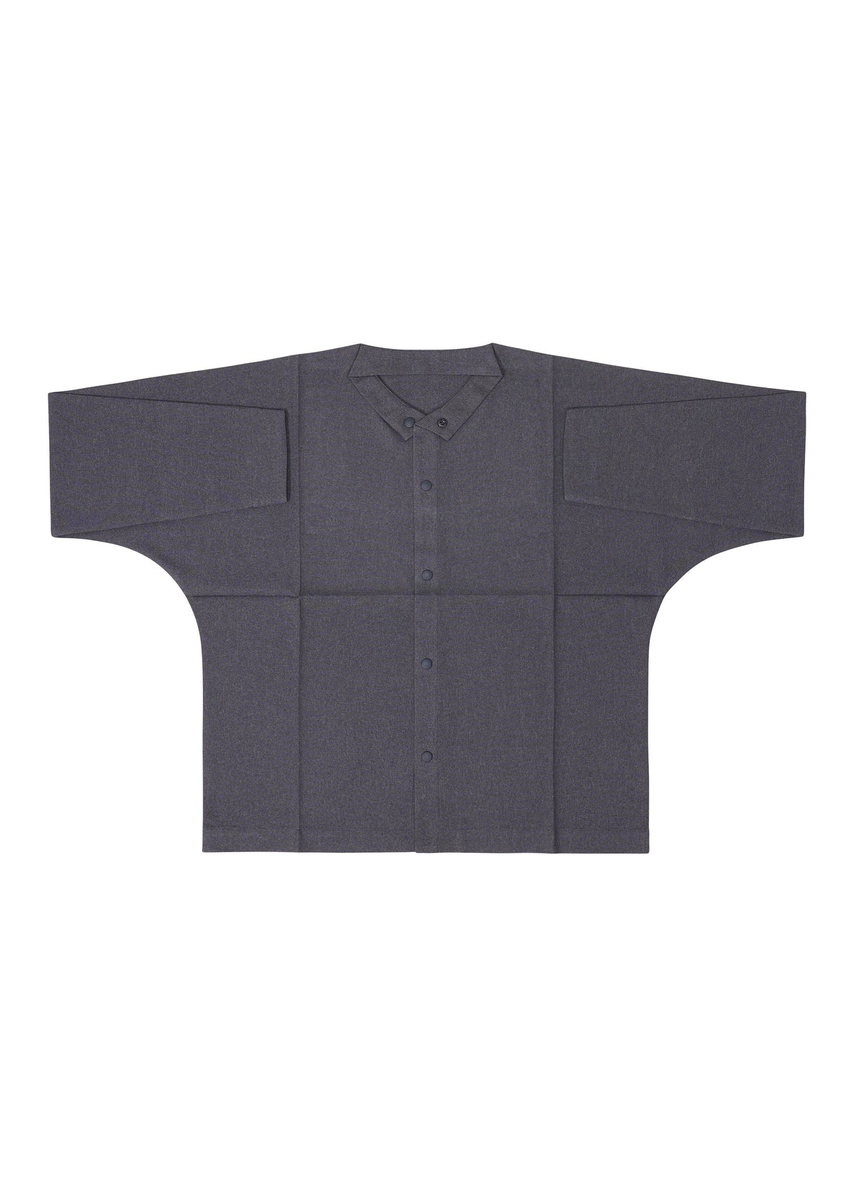 A detail shot of the IM Men WOOL LIKE COMPACT SHIRT shirt.