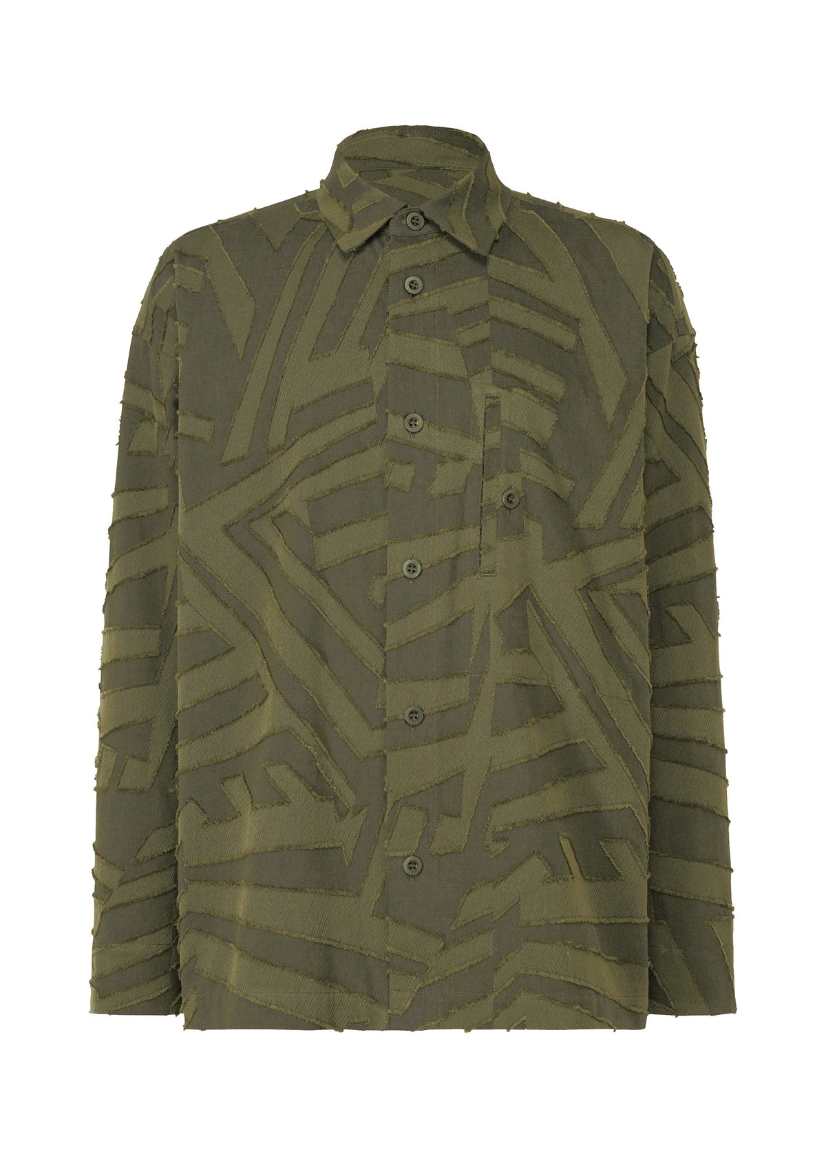 A product shot of the IM Men GEOMETRY JACQUARD SHIRT shirt in .