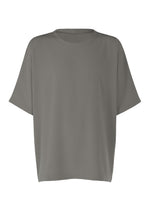 A product shot of the IM MEN CREPE T top in charcoal grey (13).