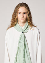 SHRINK BORDER STOLE Stole Sage Green