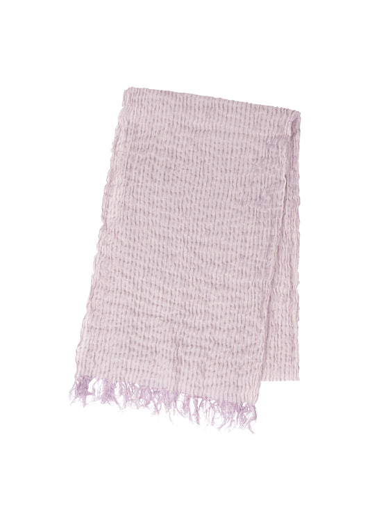 SHRINK BORDER STOLE Stole Light Purple