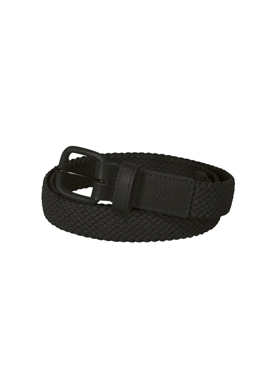 A product shot of the IM Men STRETCH MESH BELT belt in black (15), recurring_style.