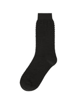 A product shot of the IM Men SHAGGY SOCKS socks in black (15), recurring_style, restock.
