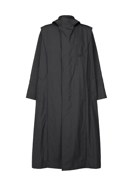 FISHING NET NYLON Coat Black – ISSEY MIYAKE EU