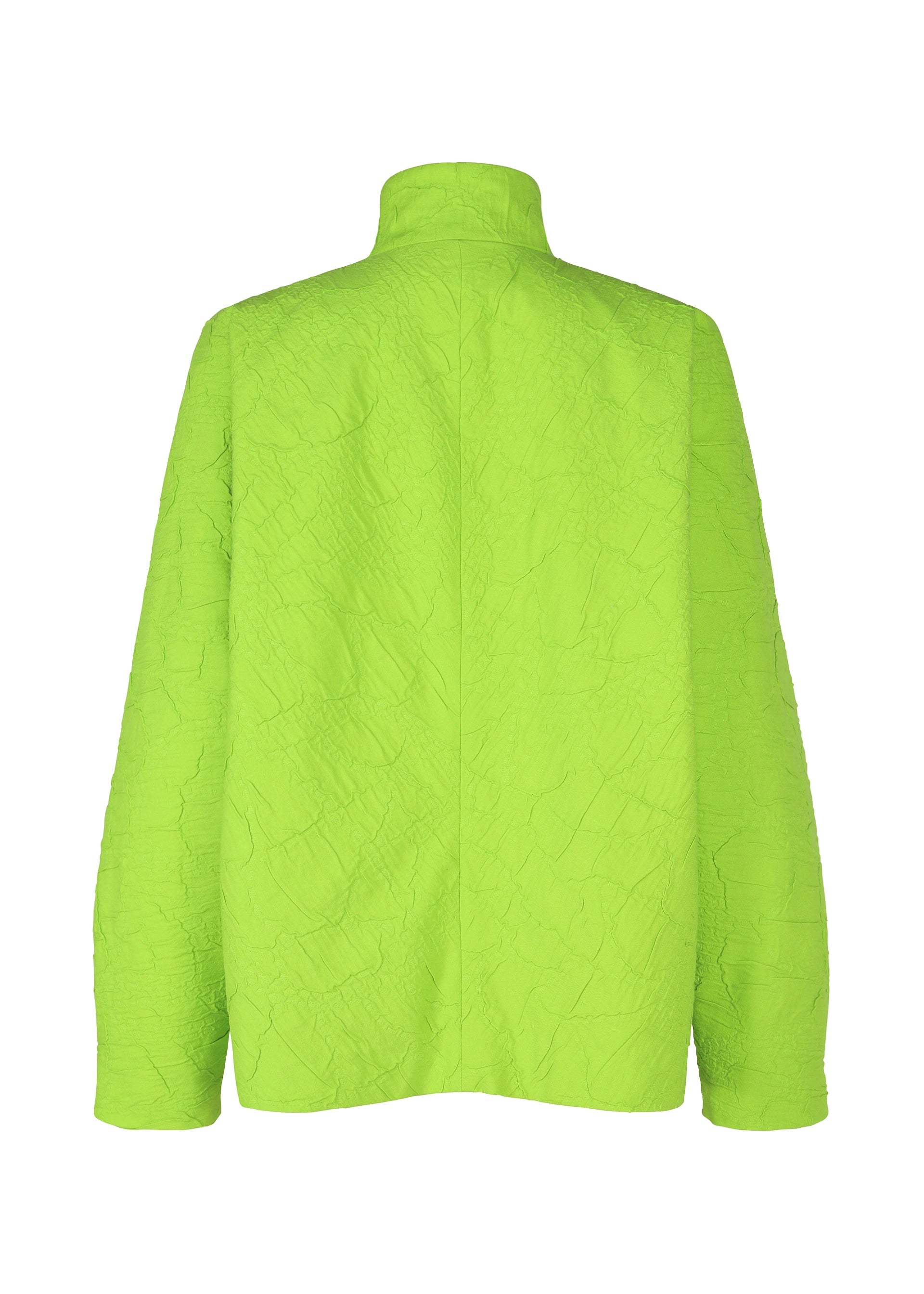 SHRINK JACQUARD Jacket Beige – ISSEY MIYAKE EU