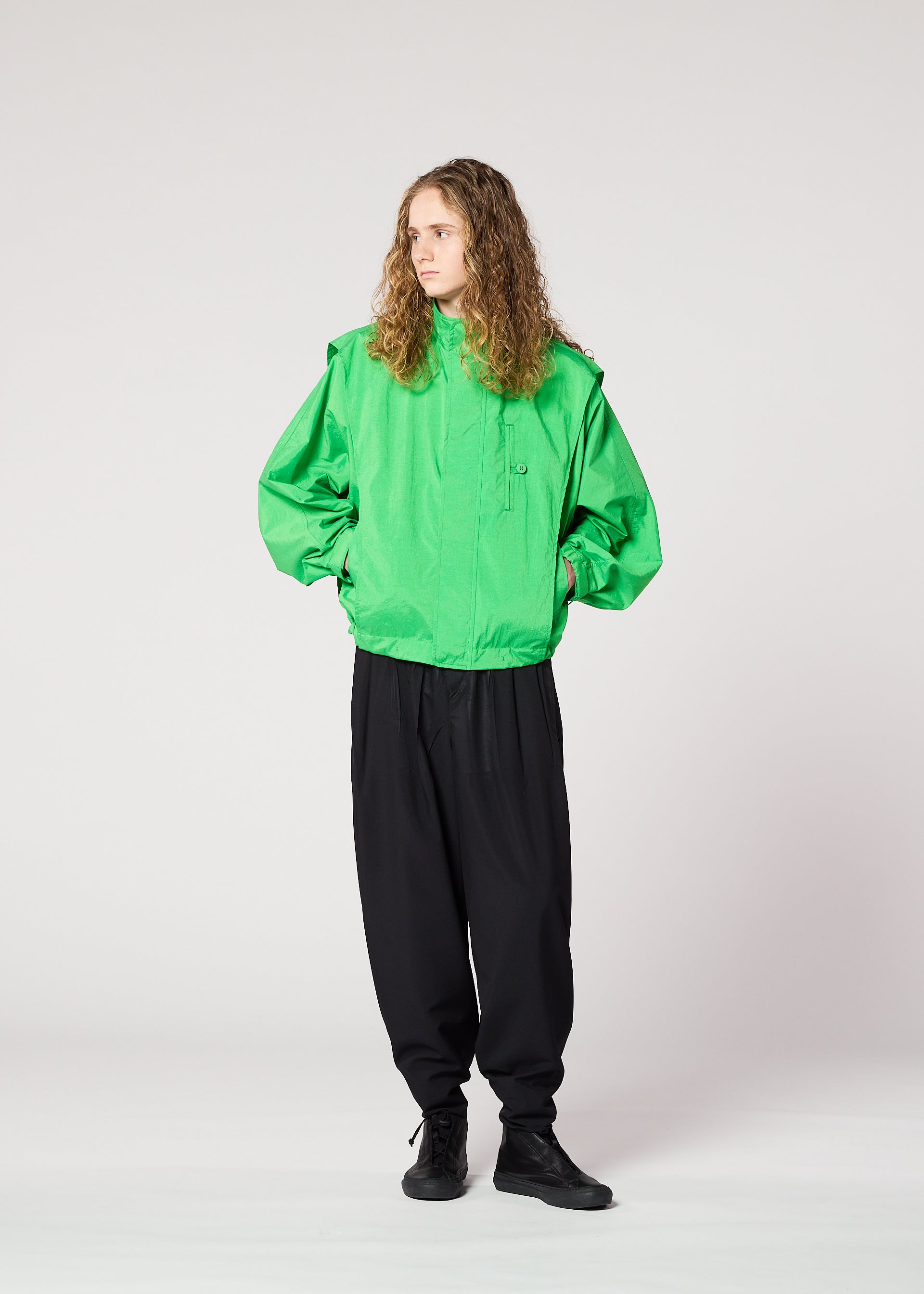 FISHING NET NYLON Jacket Green – ISSEY MIYAKE EU