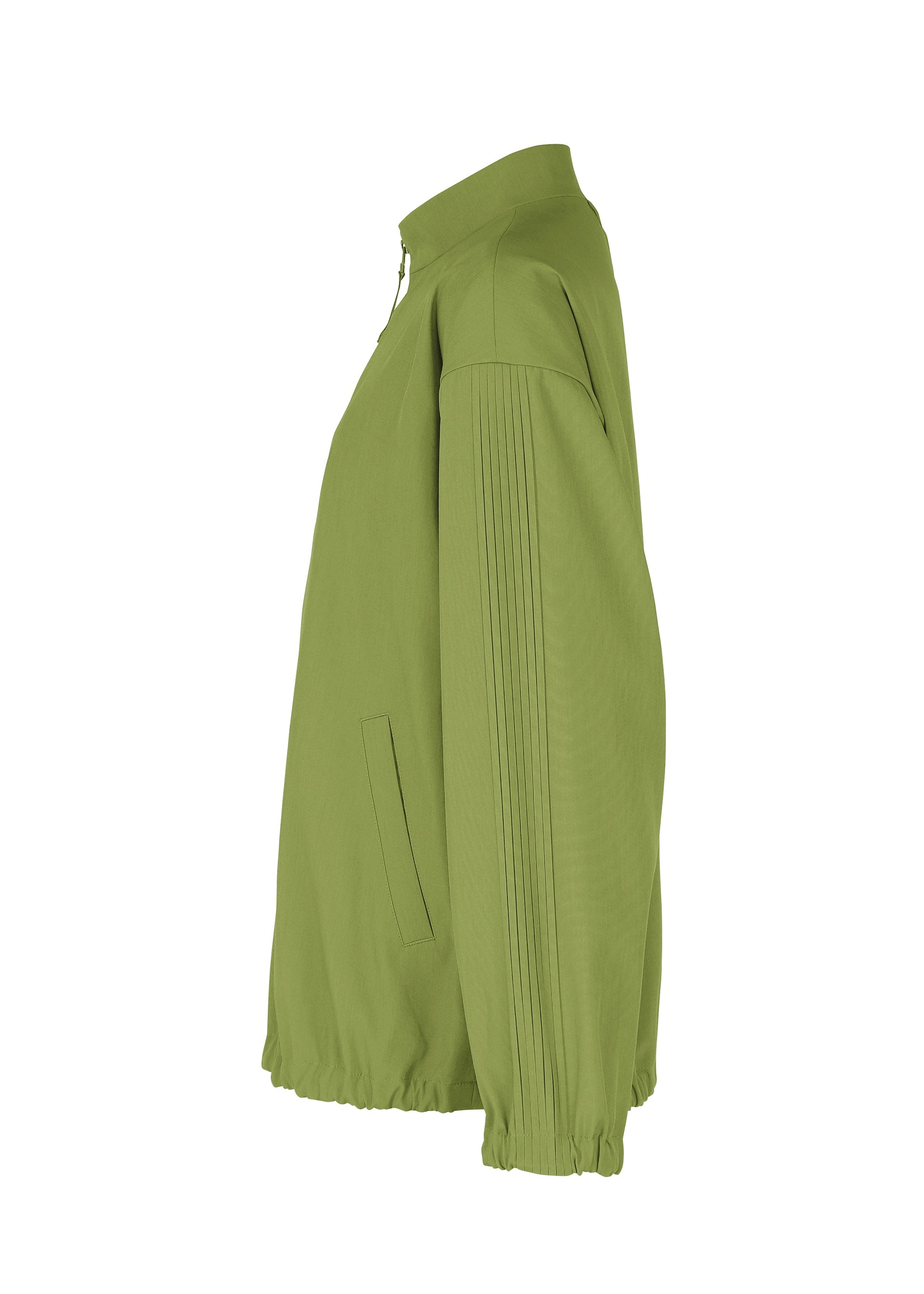 A detail shot of the IM Men AIR PLEATS prêt à porter.