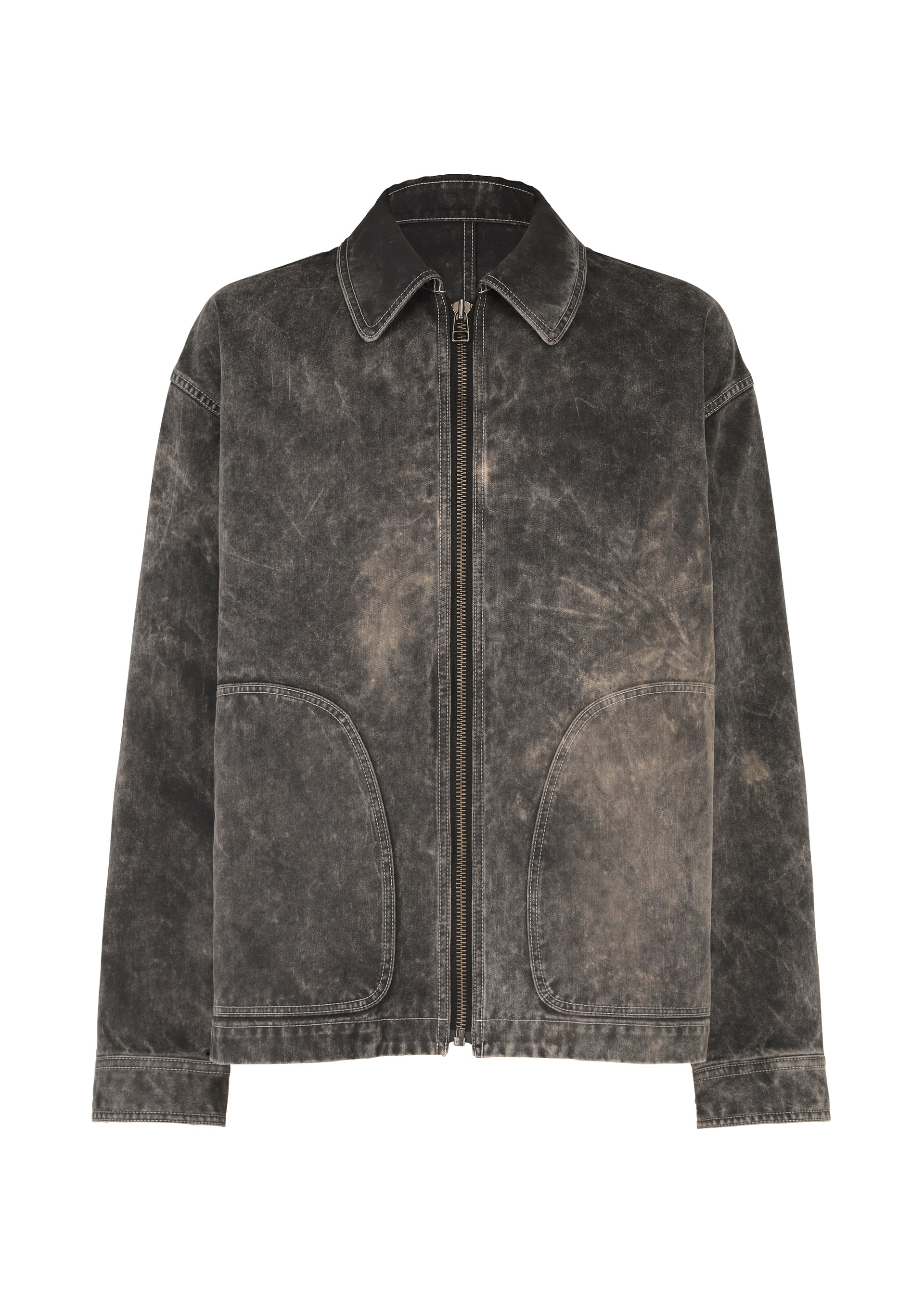 ISSEY MIYAKE スタッズ ブラックレザージャケット ELEMENTS Jacket Black – ISSEY MIYAKE EU