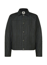 A product shot of the IM MEN CURVINESS blouson in charcoal gray.